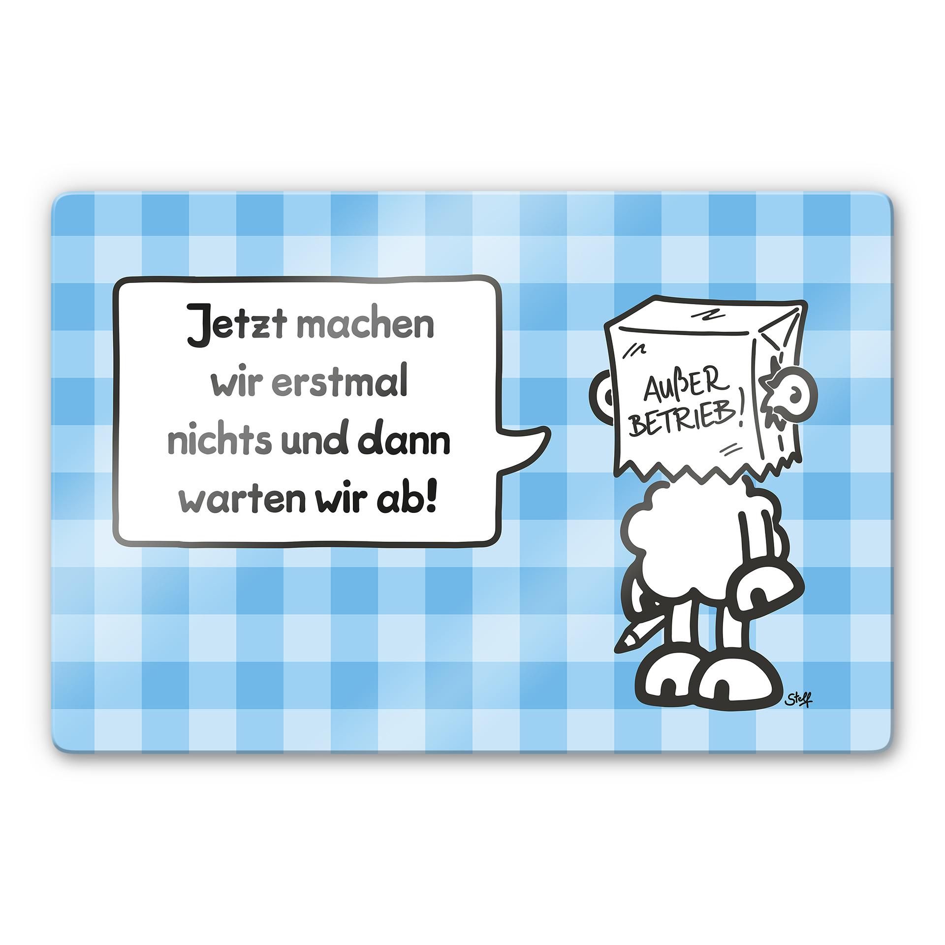 Glasbild sheepworld Worthelden Außer Betrieb