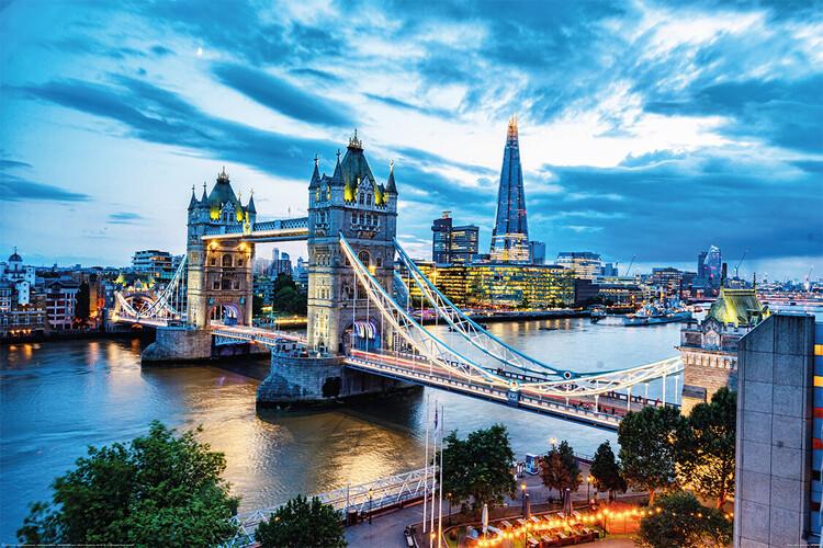 Plakat London - Tower Bridge, plakat (120 x 80 cm)
