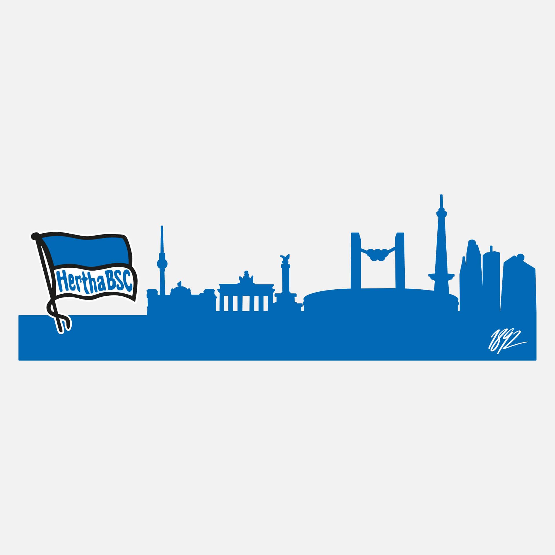 Wandtattoo Hertha BSC Skyline