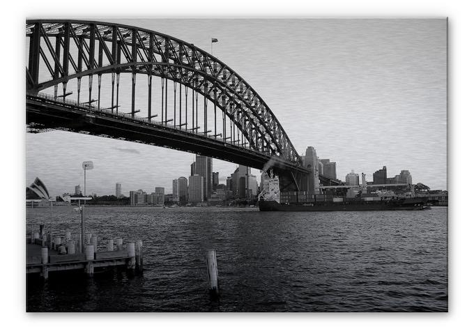 Tableau en alu-Dibond Sydney Harbour Bridge