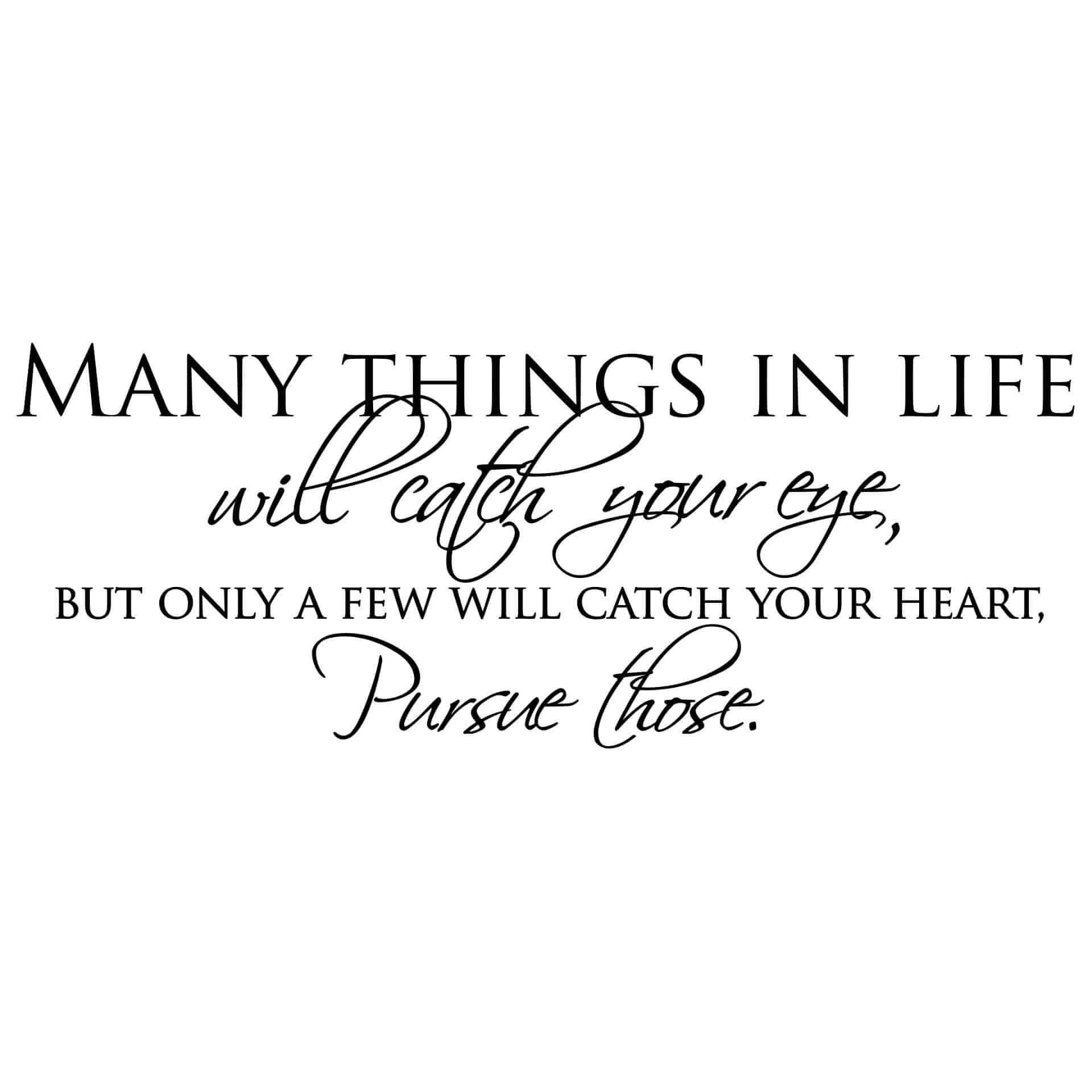 Adesivo murale - Many Things in Life