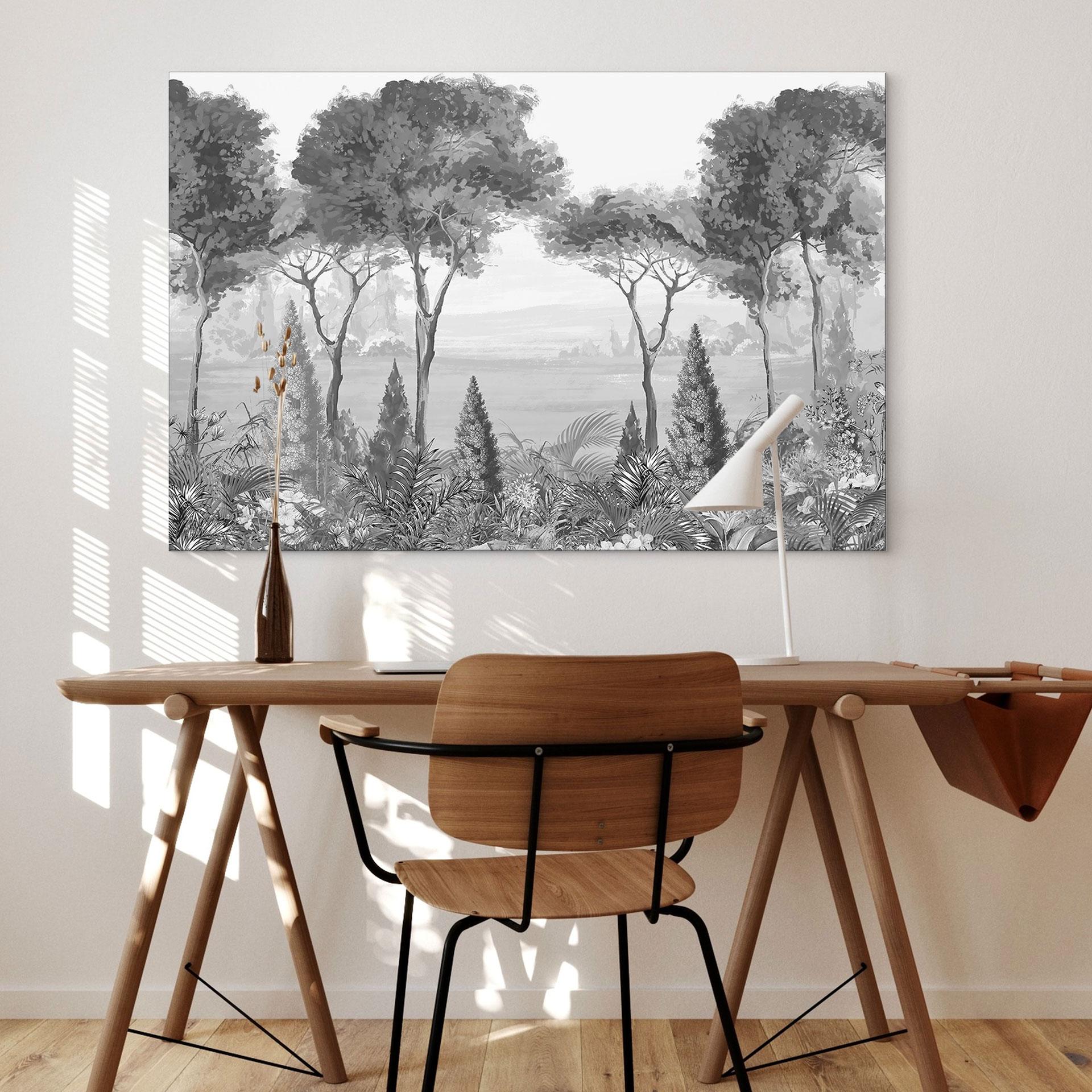Wandbild Idyllische Pflanzenlandschaft - Ms Tiff - Alu-Dibond