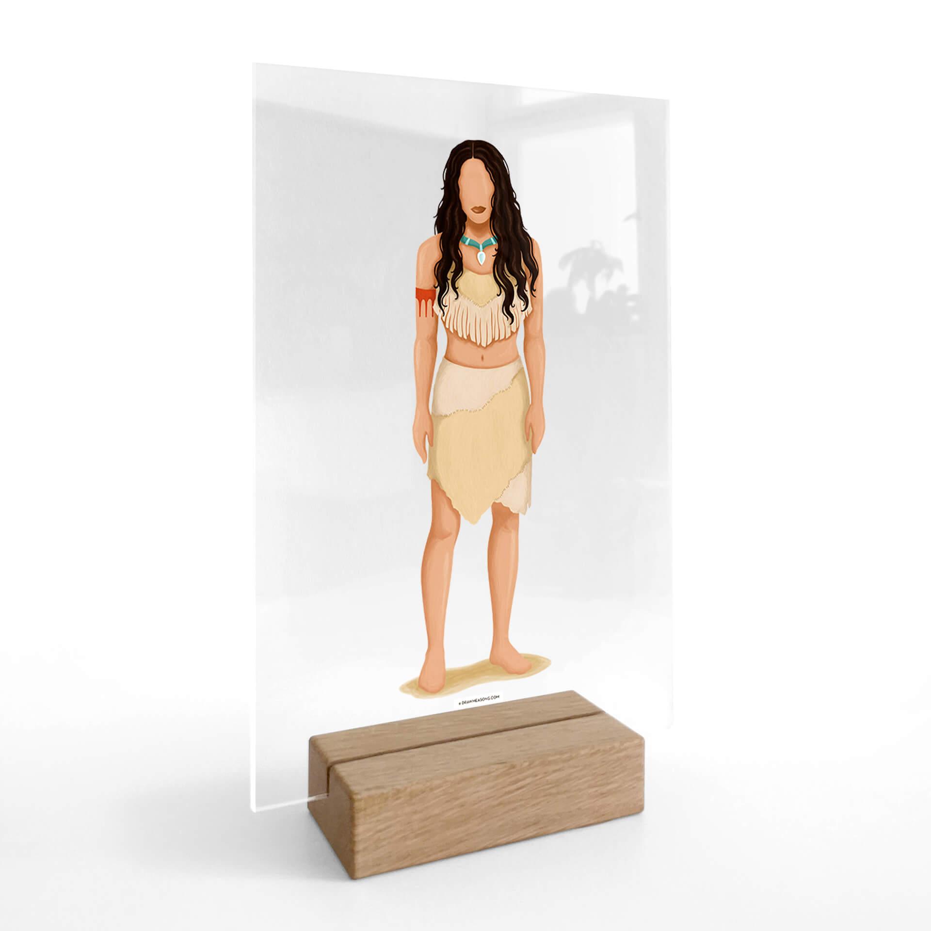 Tohmé borddekoration - Pocahontas