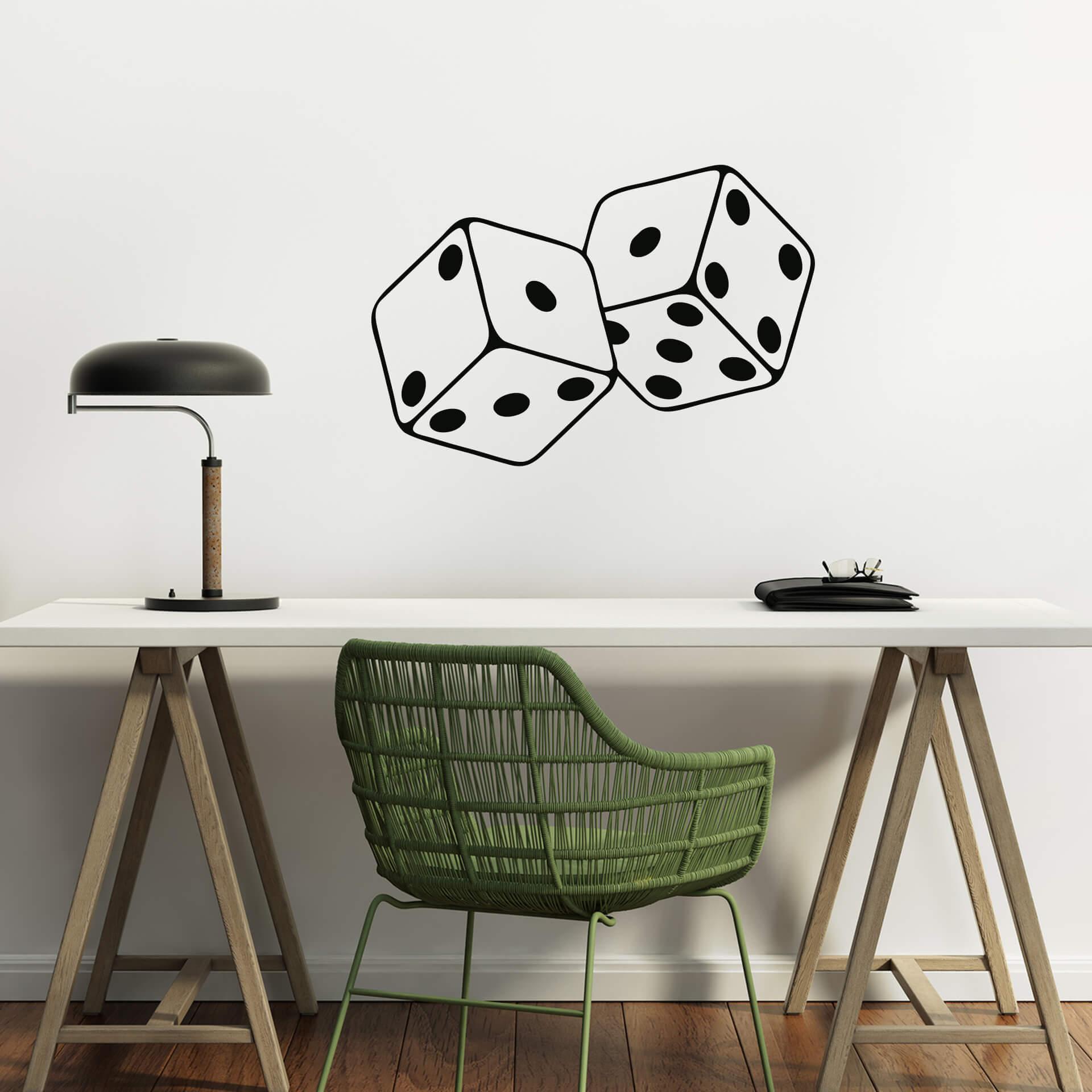 Wallsticker - Terninger