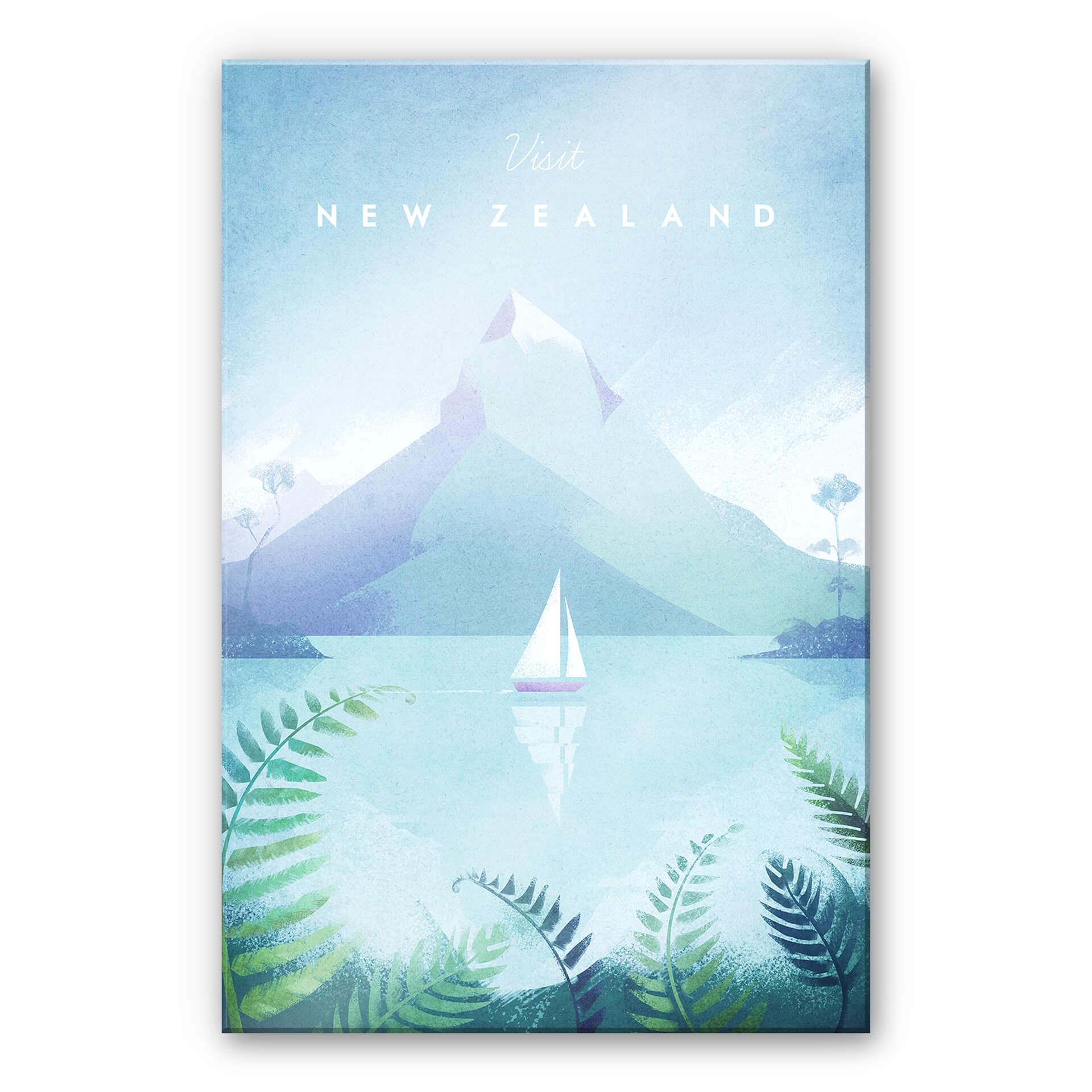 Akrylbillede Rivers - New Zealand