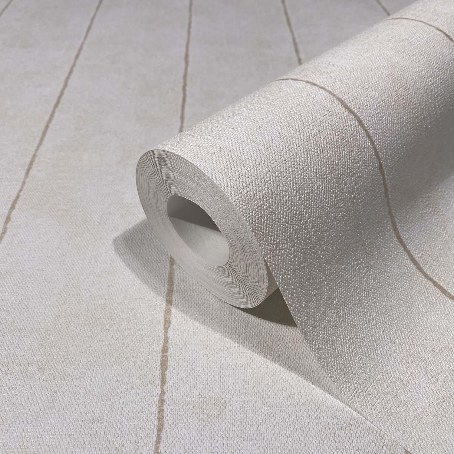 gestreept behang, vliesbehang Shades Iconic beige