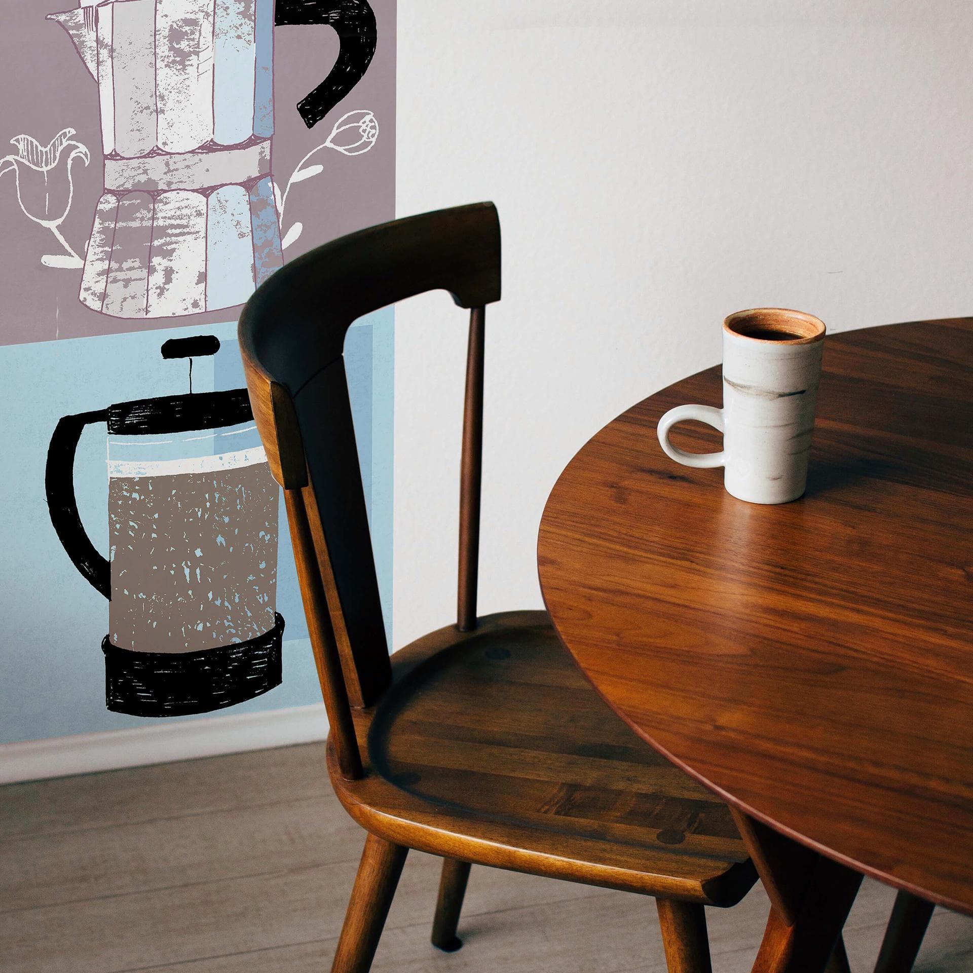 Fototapete Loske - Coffee Time - Panorama 48x260 c