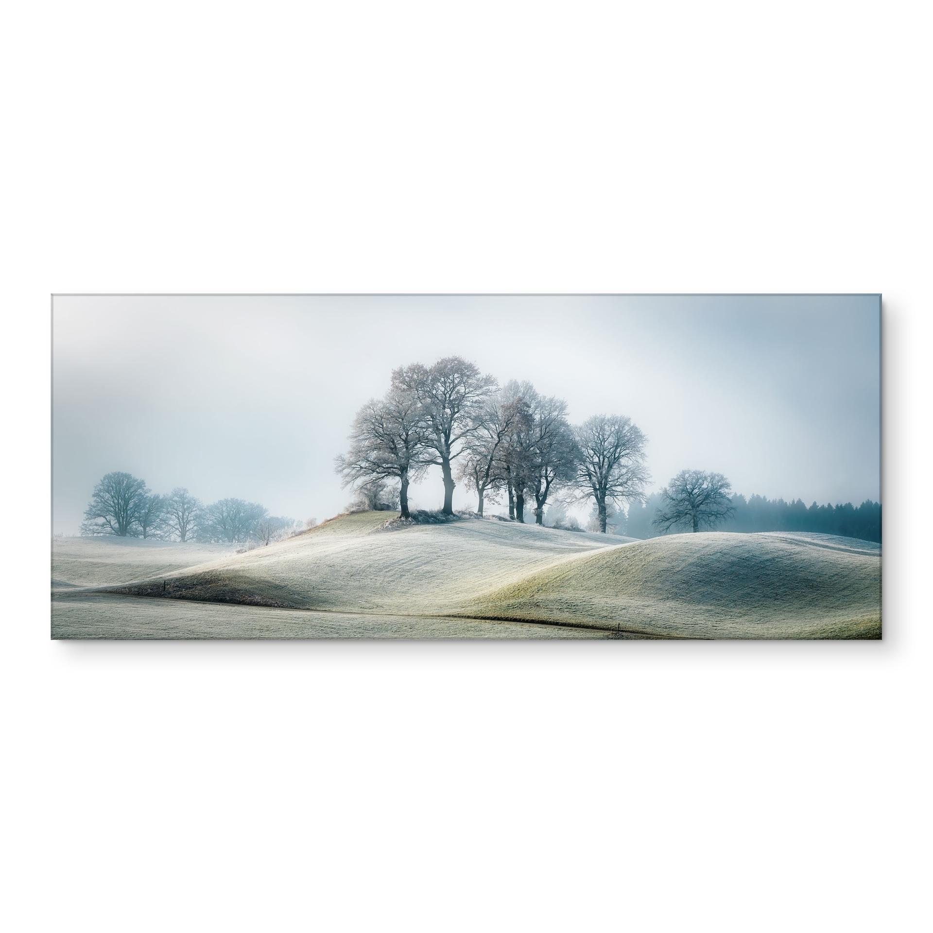 Küchenrückwand Frostige Hügellandschaft - Eisenmann