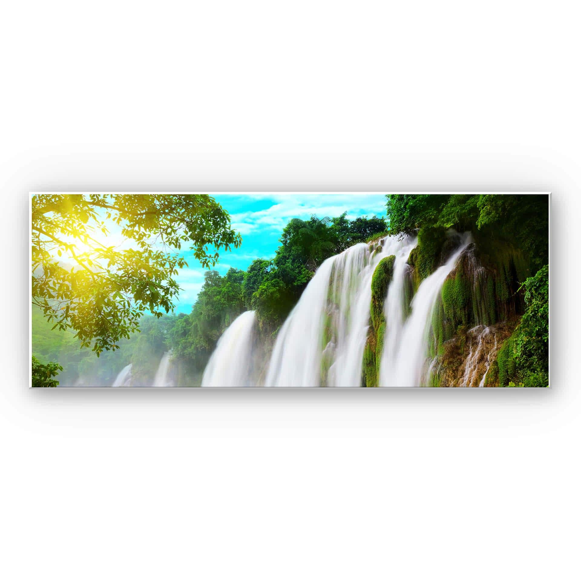 Tableau Forex - Lagune bleue - Panorama