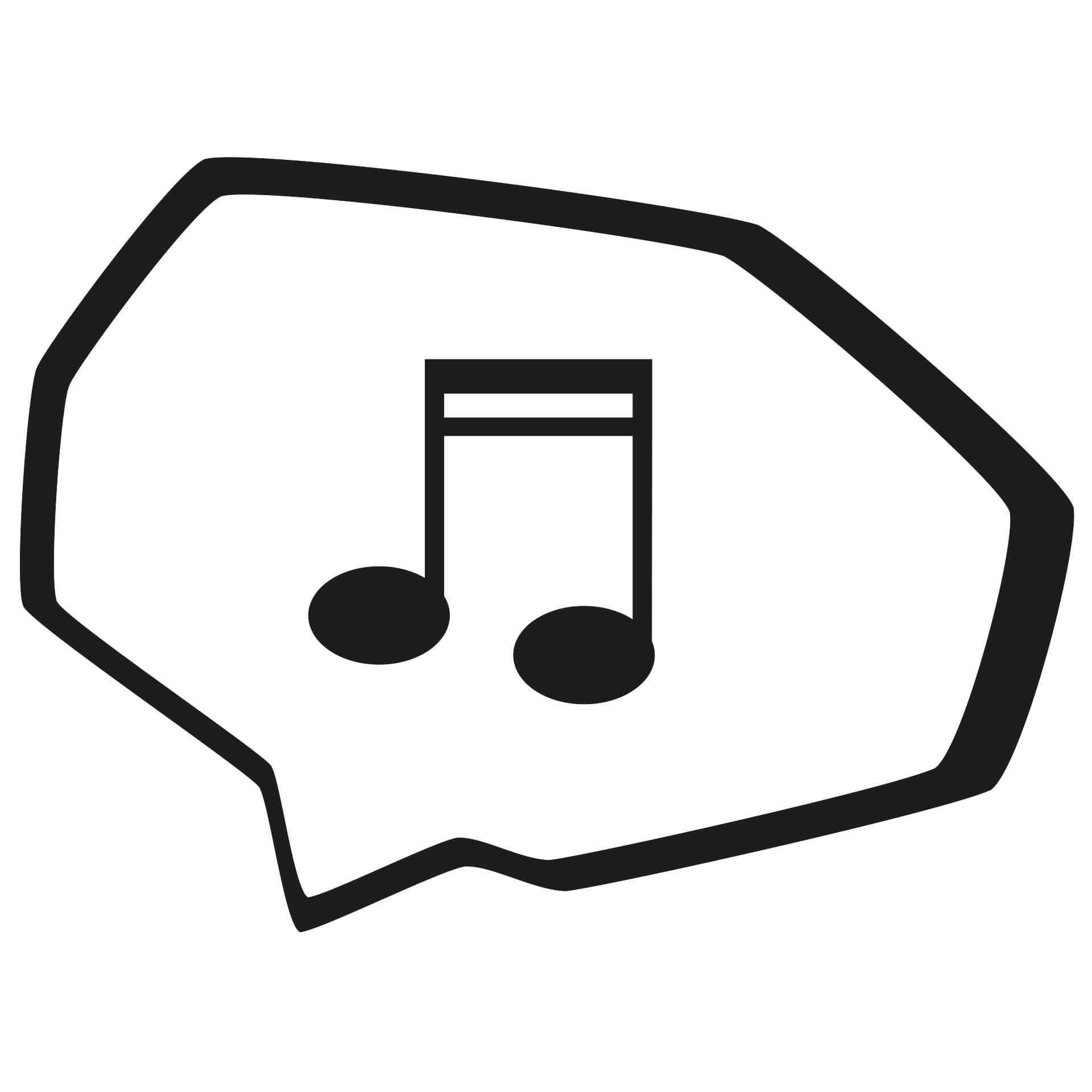 Wandtattoo Bubble Music