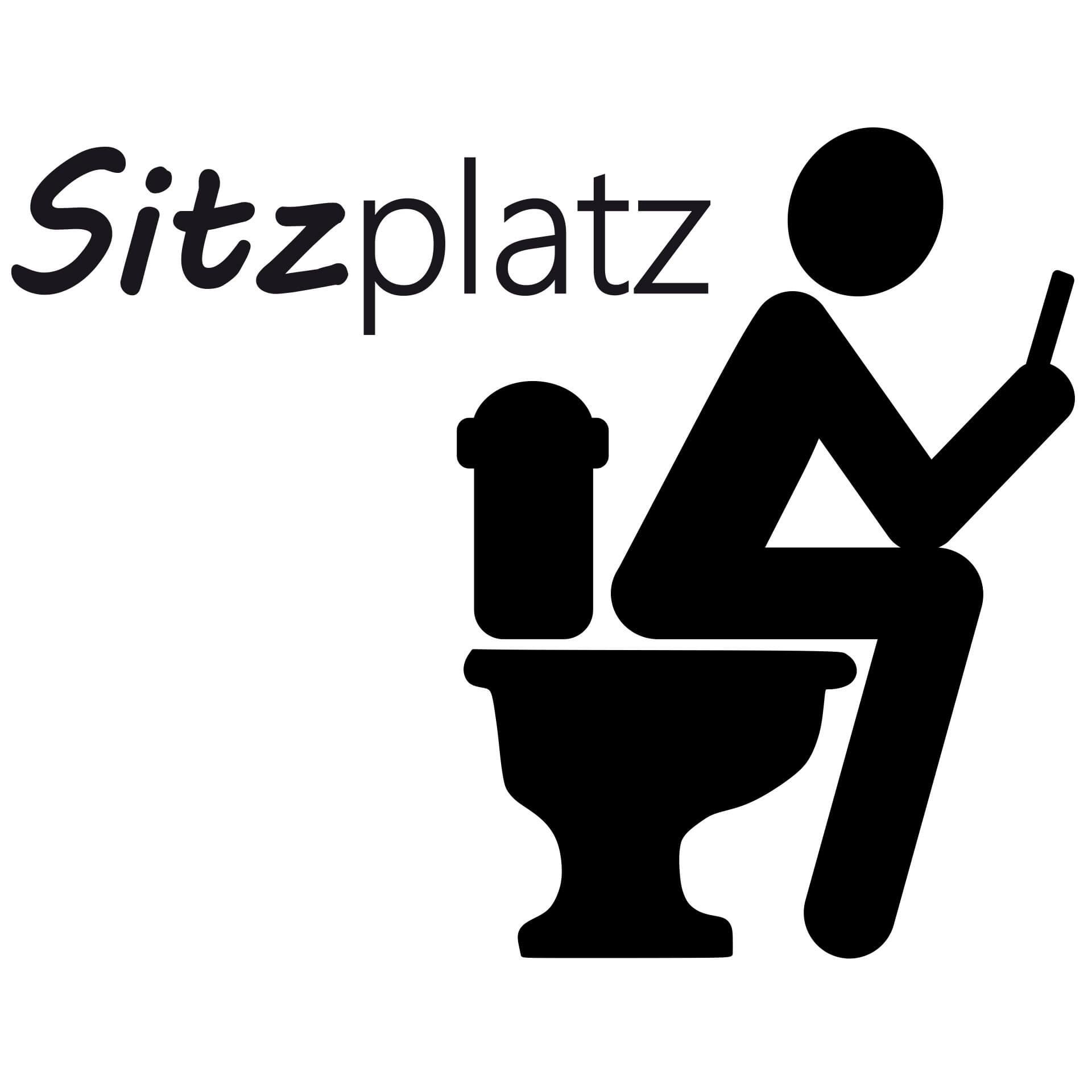 Wandtattoo Sitzplatz Männchen
