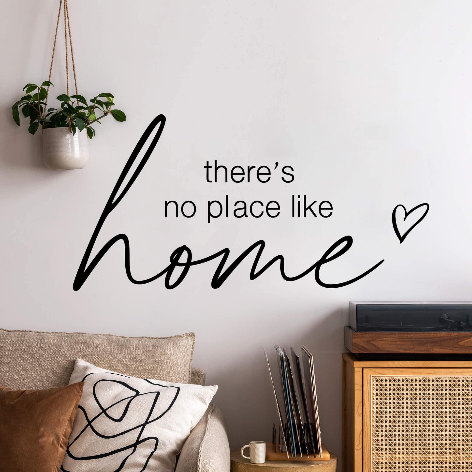 Wallsticker There's no place like home