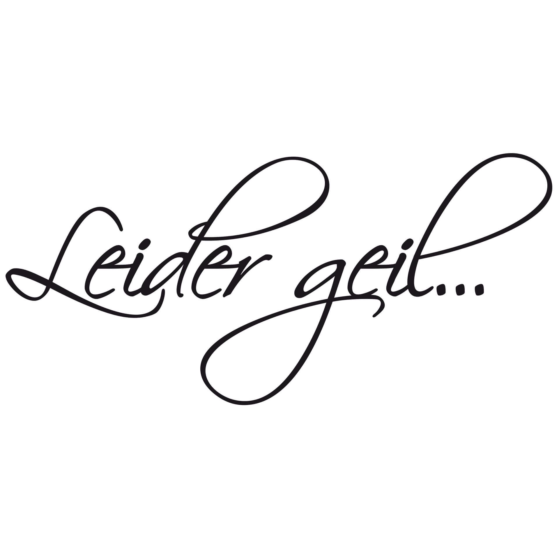 Wandtattoo Leider geil...