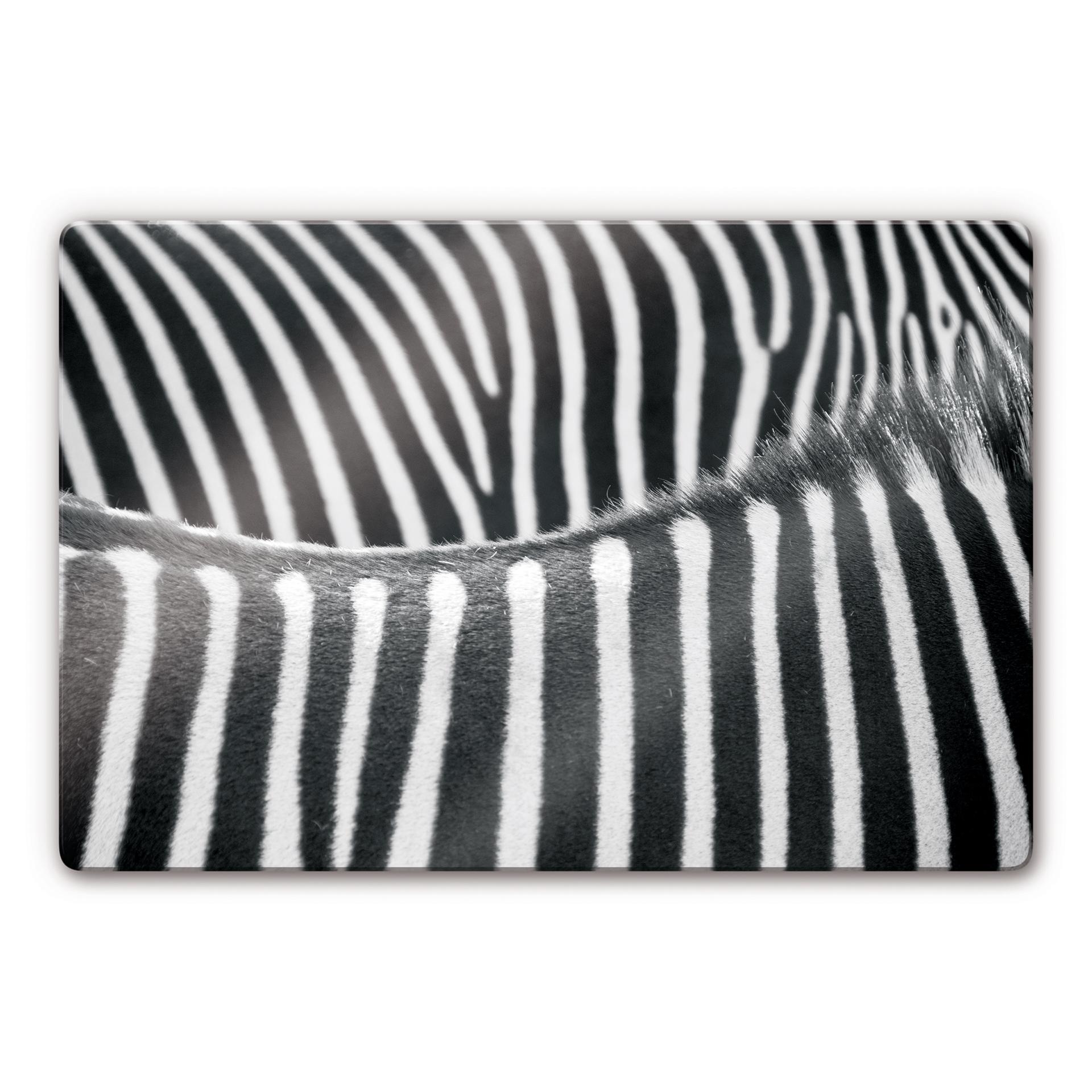 Glasbillede - Zebra Print