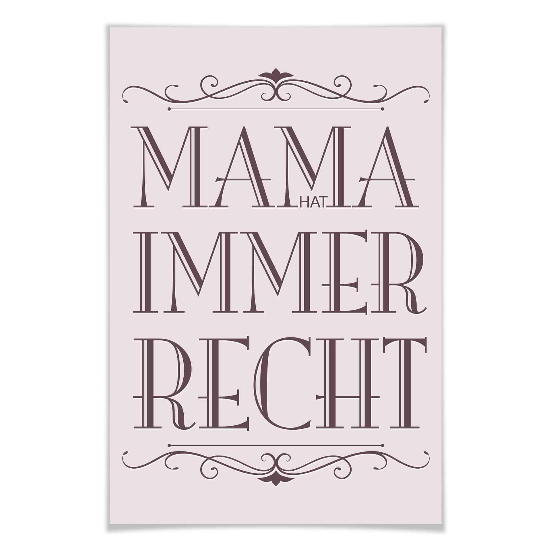 Poster Mama hat immer Recht - 02