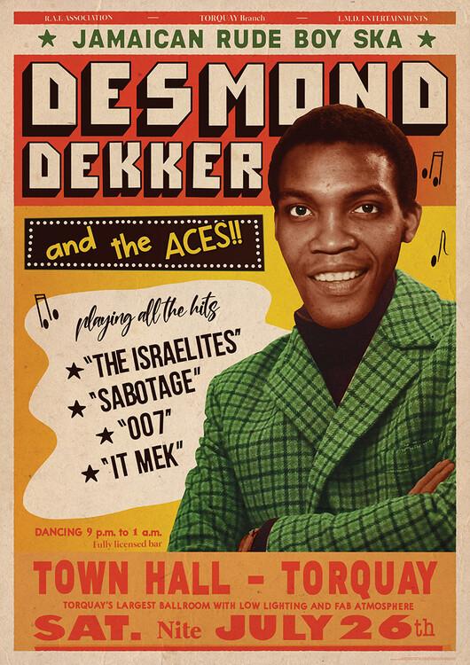 Plakat Desmond Dekker, plakat (59,4 x 84,1 cm)