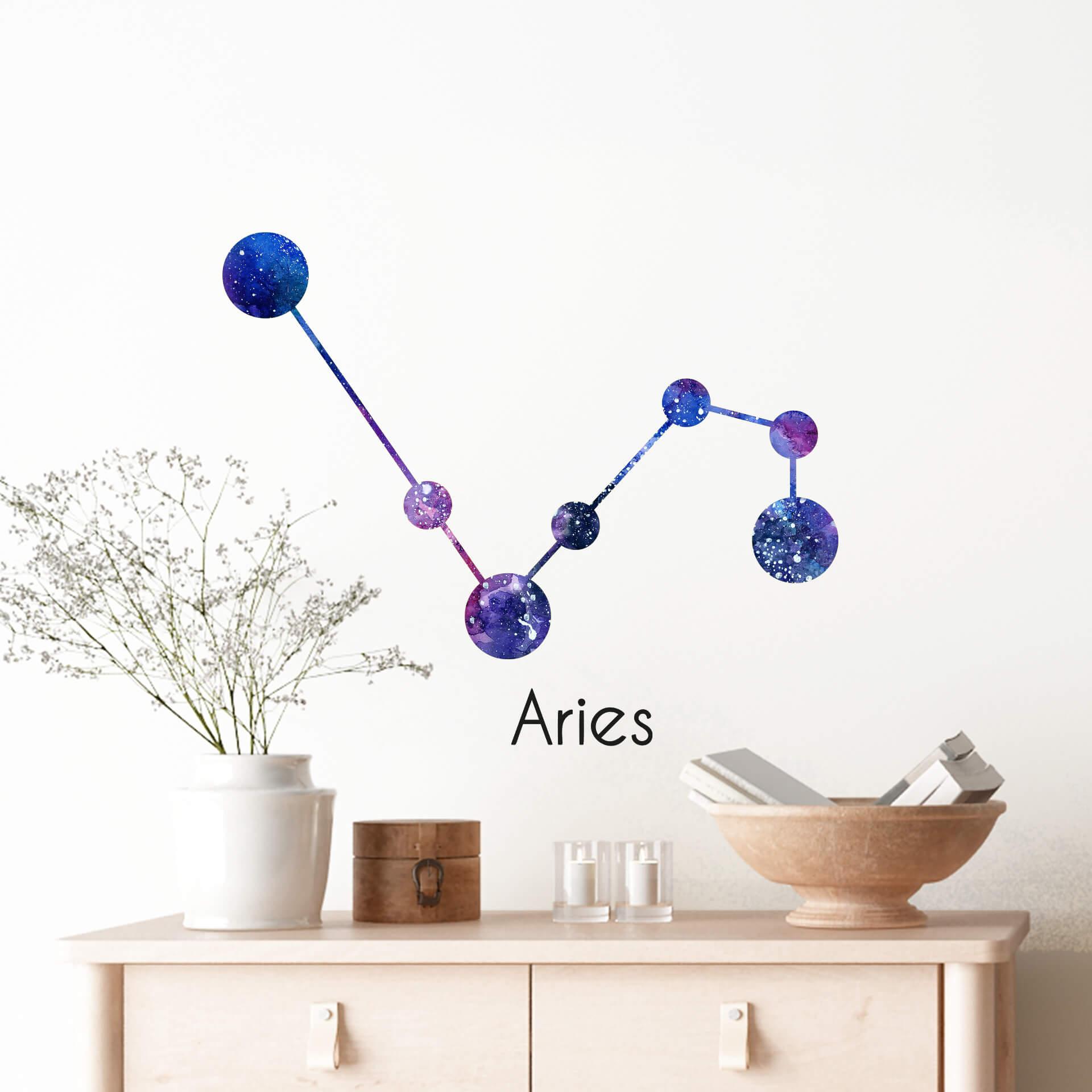 Wandtattoo Sternenbild Aries - Widder