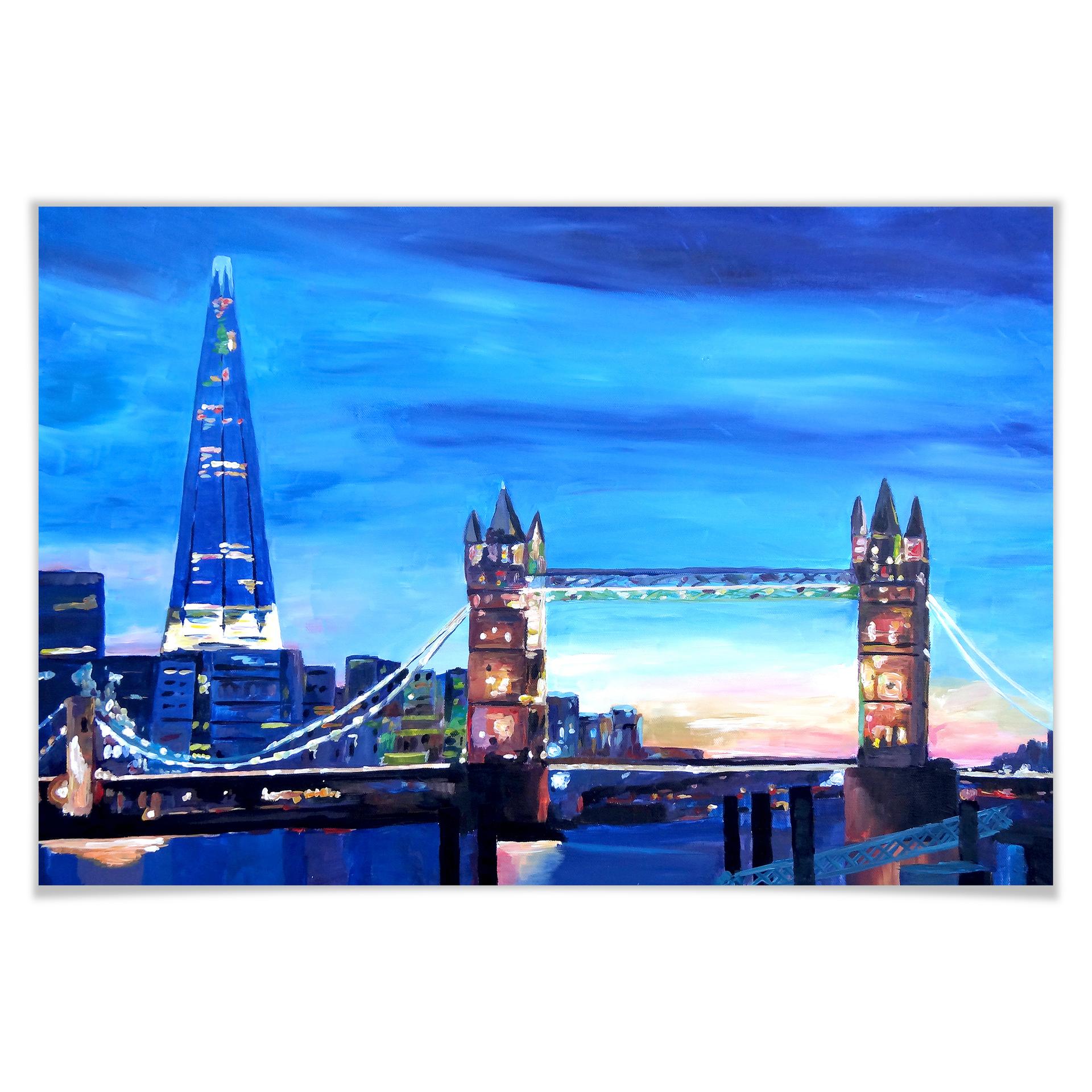 Poster - Bleichner - London Tower Bridge et The Shard