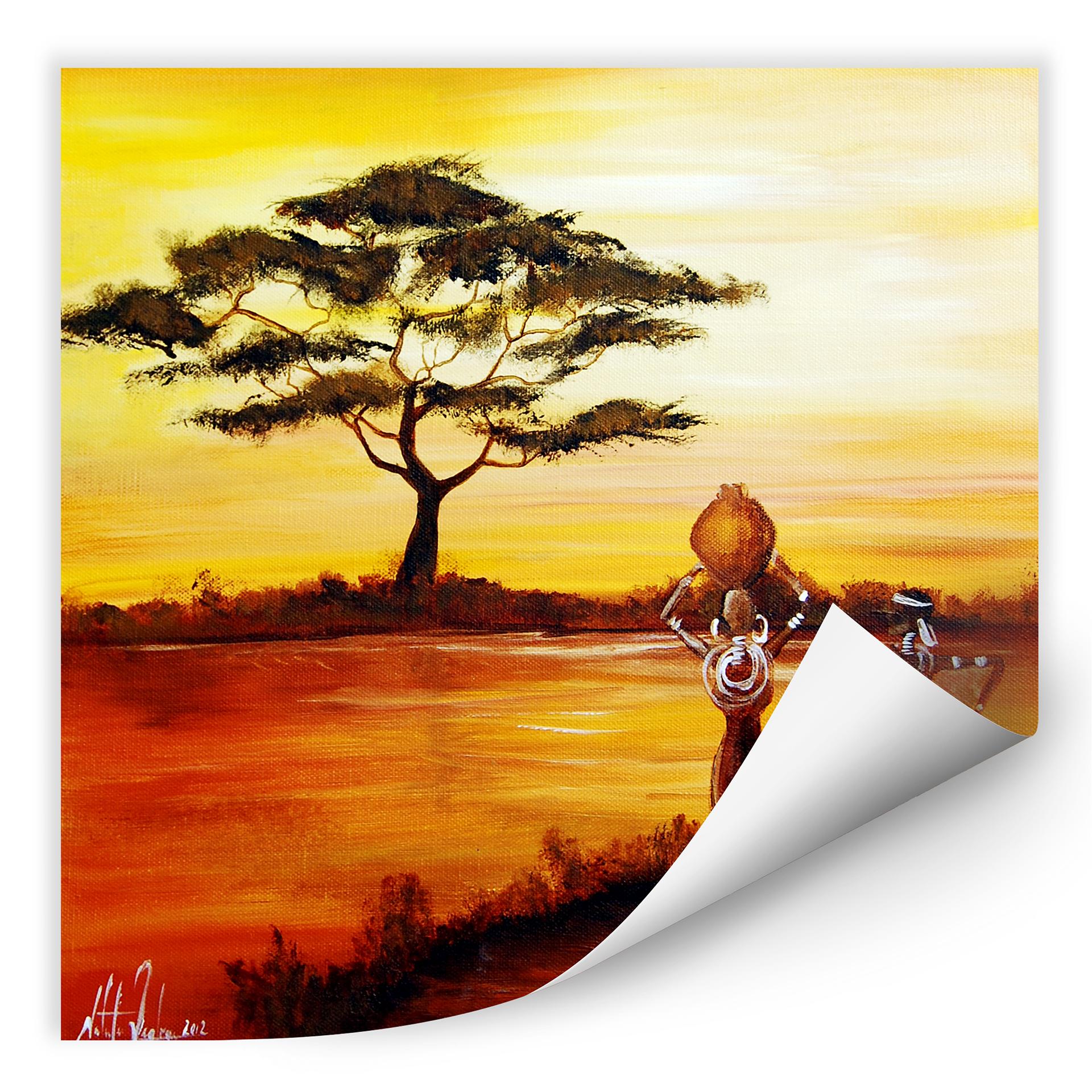 Muurprints Fedrau - Afrika
