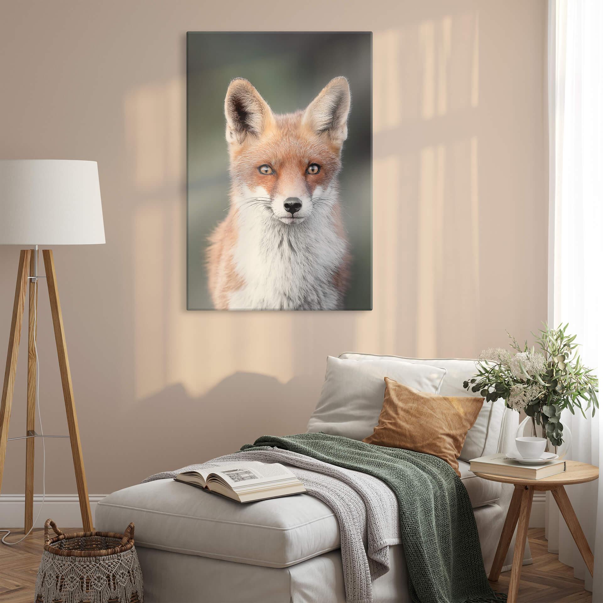 Glasschilderij van Duijn - Fox Eyes