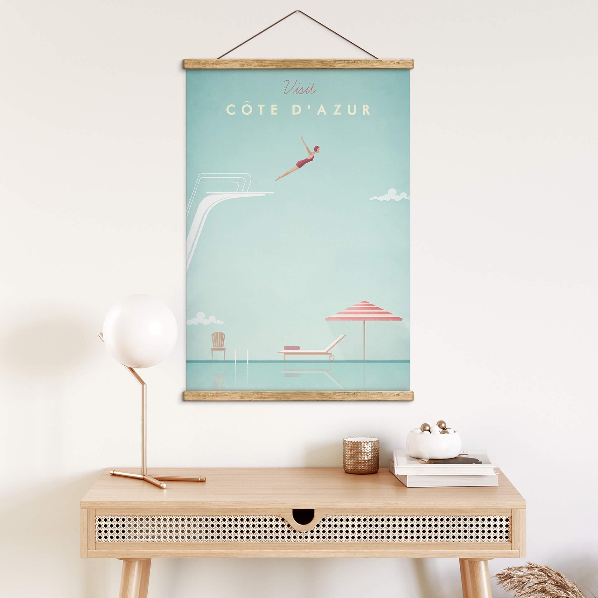 Tekstil plakat Rivers - Côte d'Azur