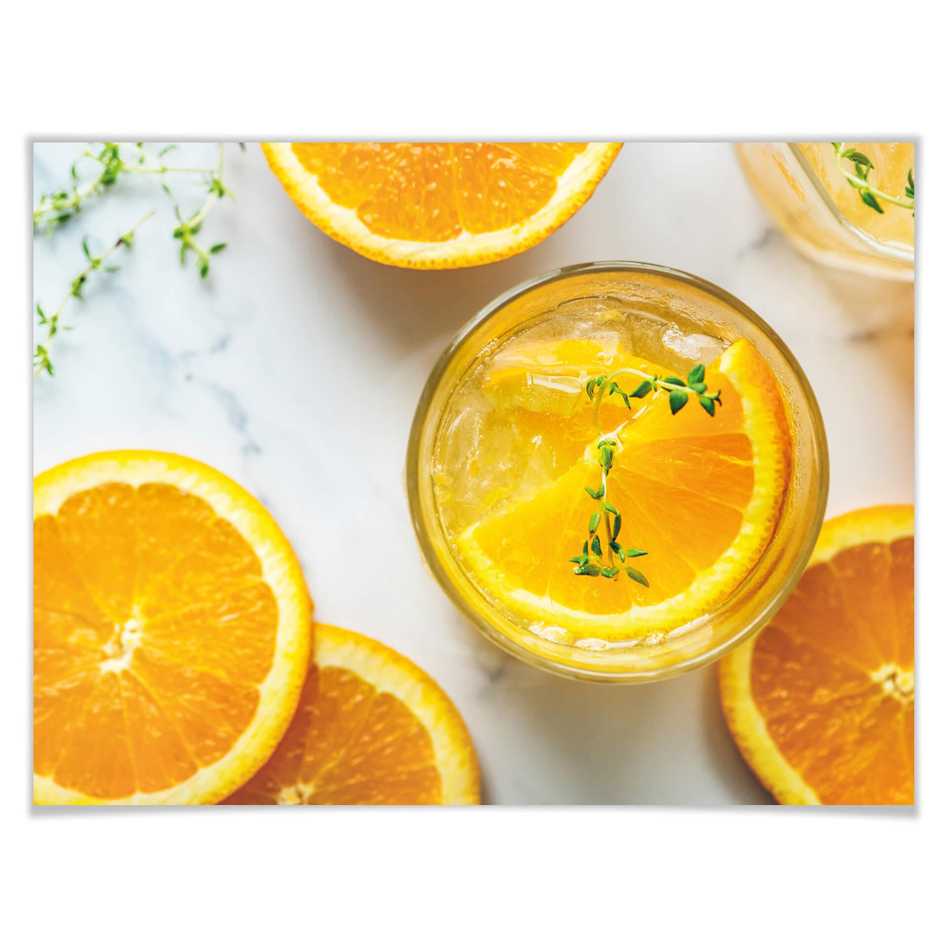 Póster Naranja fresca