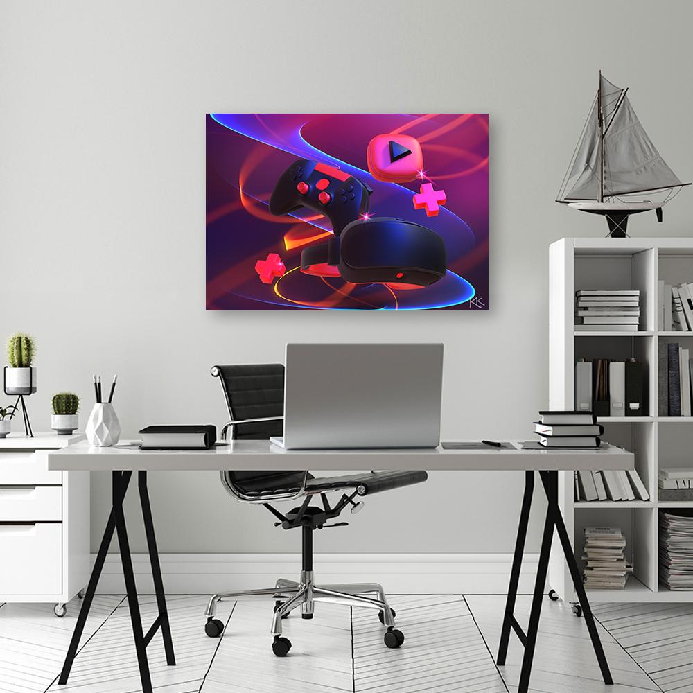Canvasbillede, Sæt til gamer