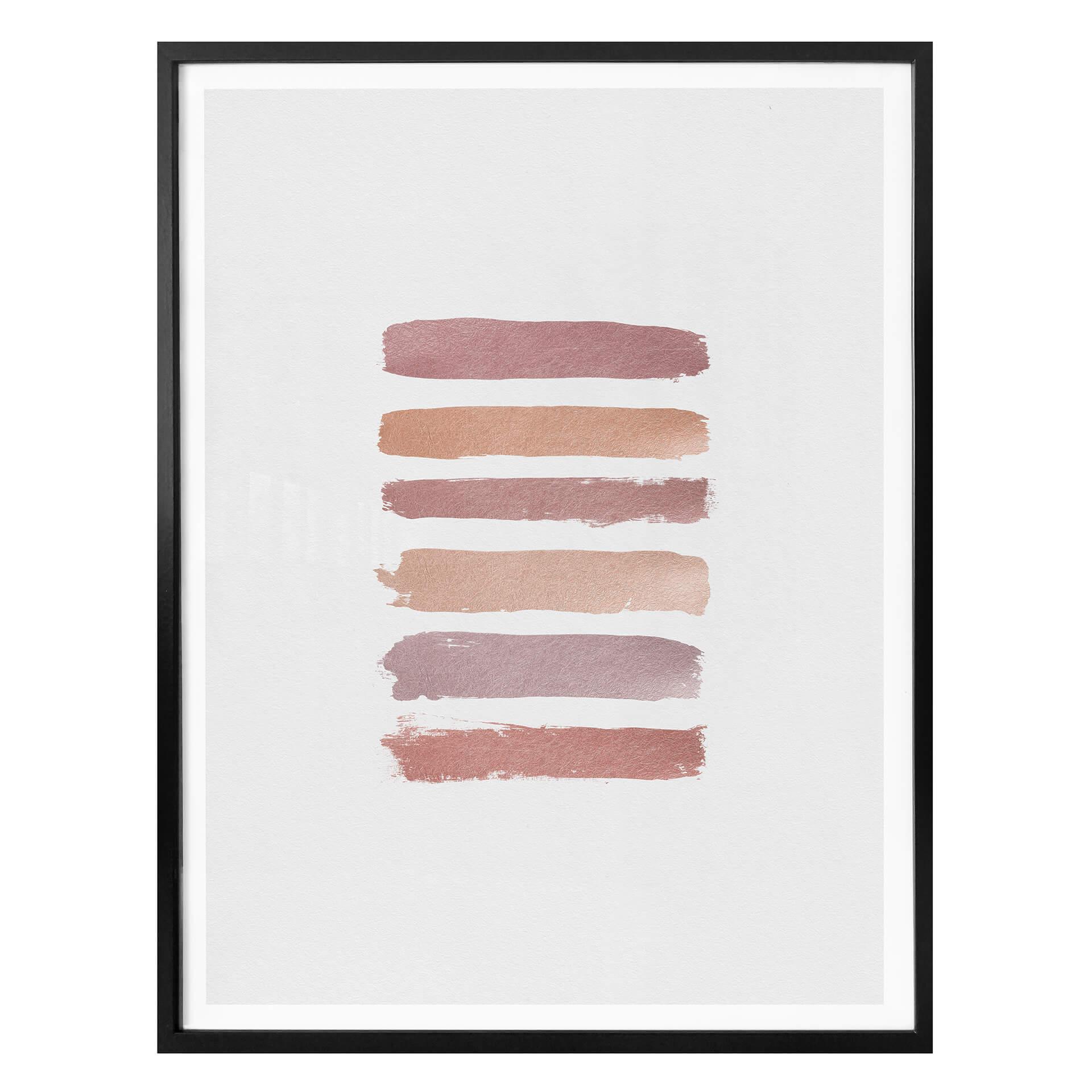 Plakat - Orara Studio - Dusty rose stripes