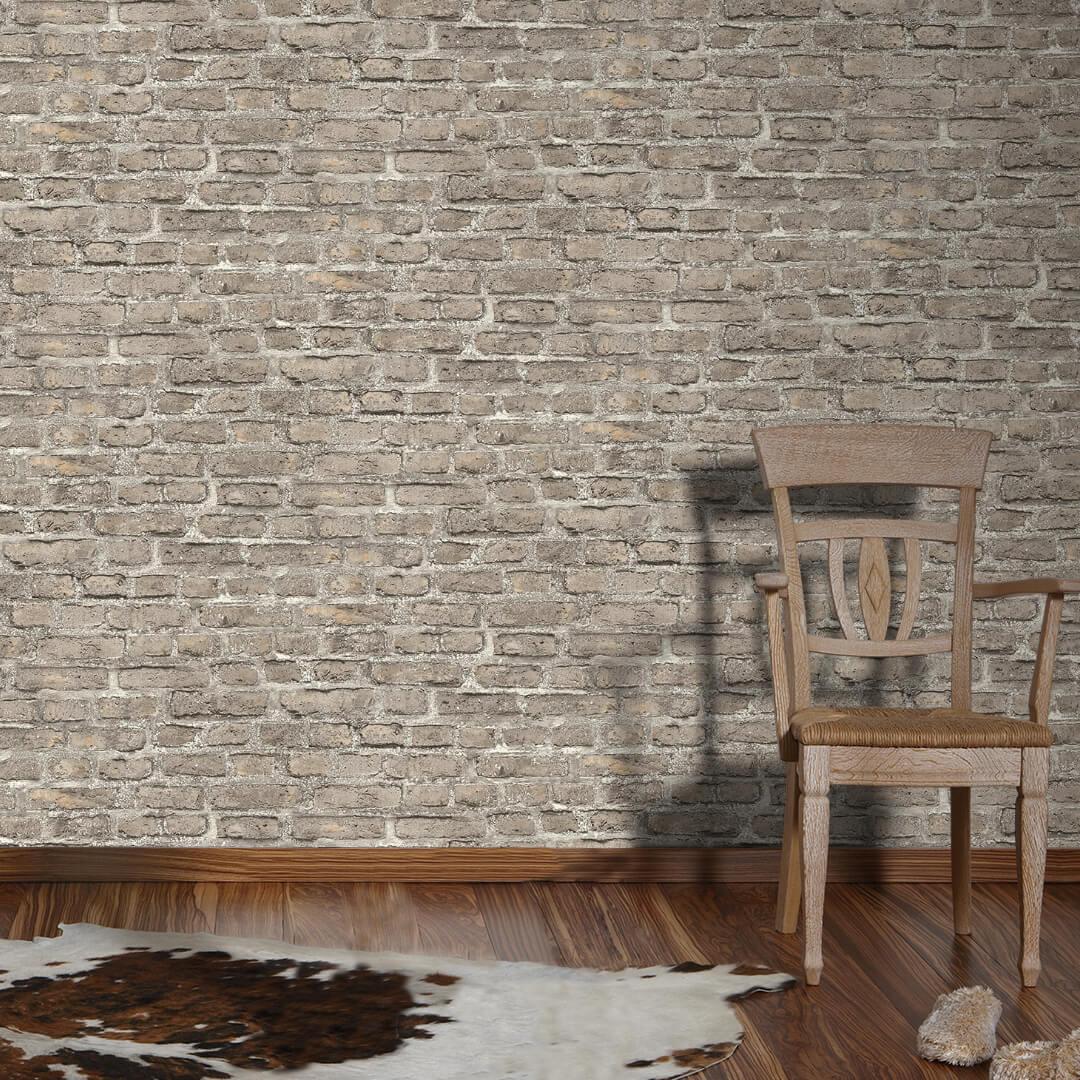 Livingwalls Vliesbehang Neue Bude 2.0 Baksteen Optiek