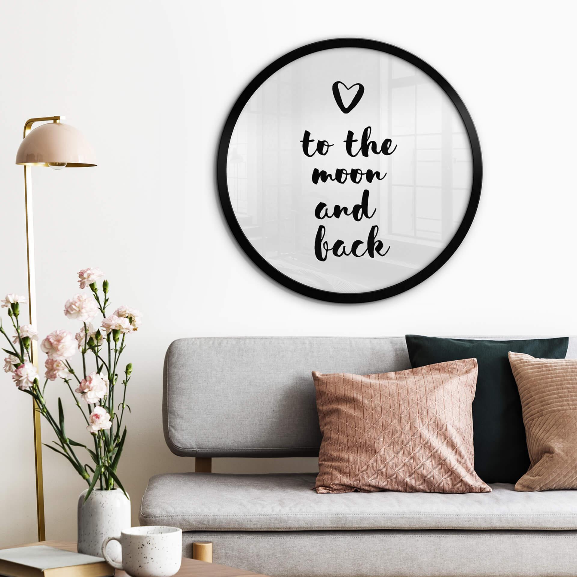 Plakat Love to the moon and back