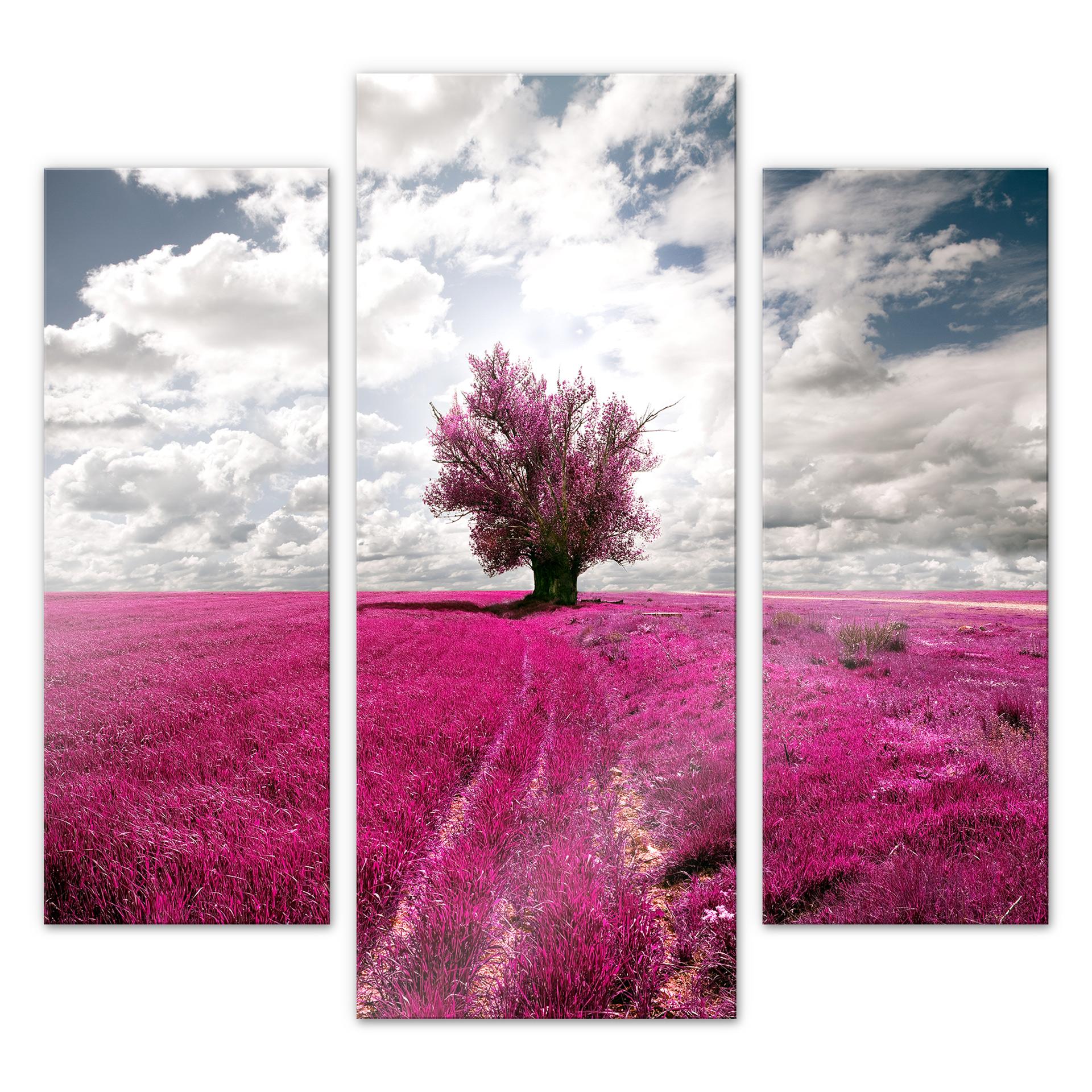 Tableau en verre acrylique - The Lonely Tree (3 parties)