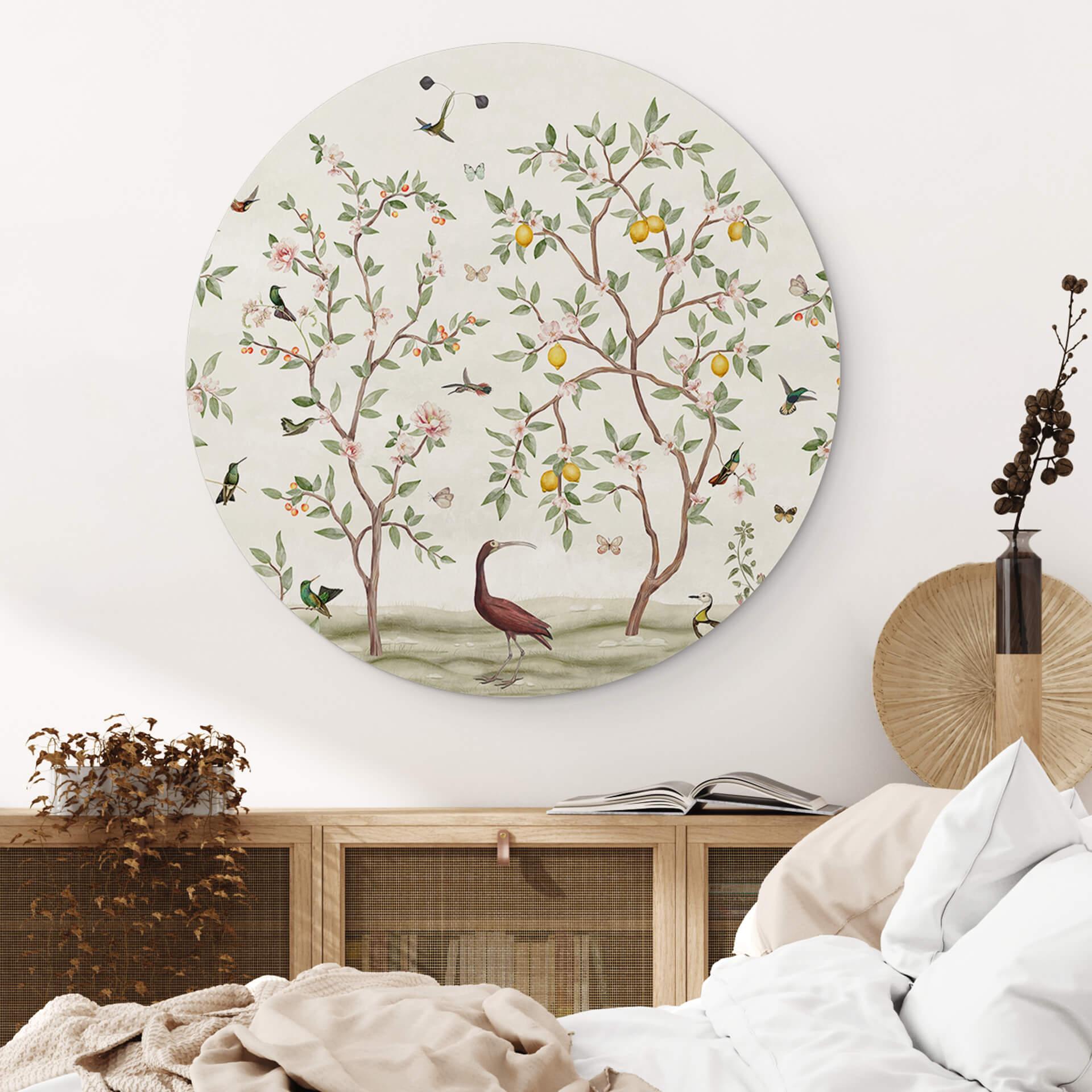 Wandcirkel Sir Edward - Lemon Tree Chinoiserie