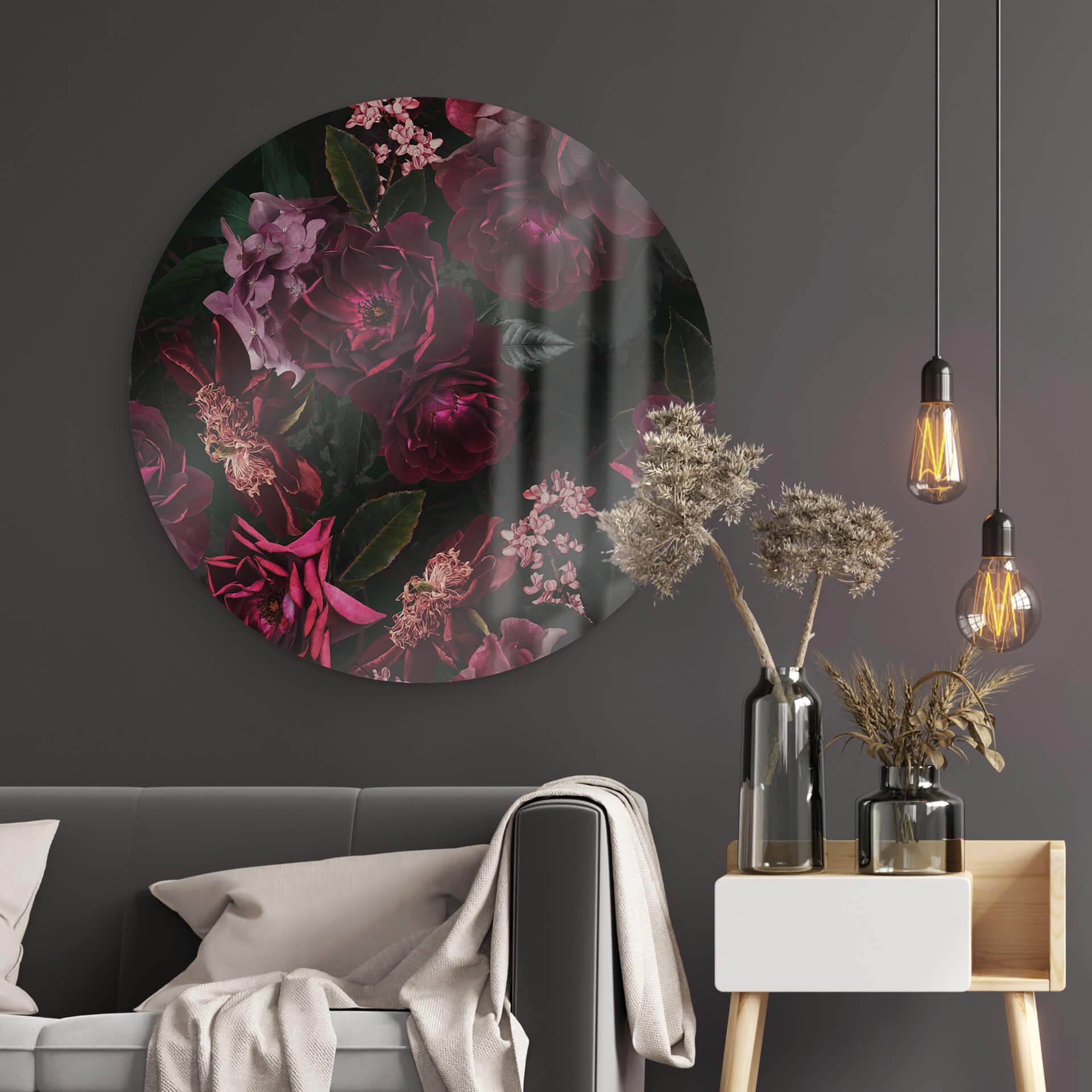 Glasschilderij UN Designs - Fleur de Paris