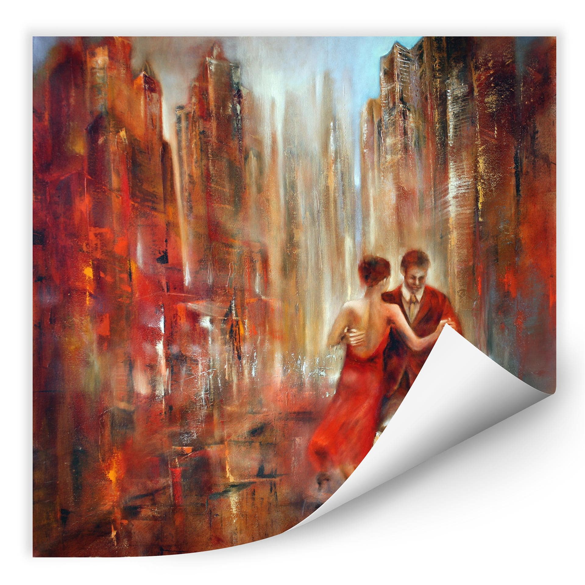 Zelfklevende Poster Schmucker - Tango