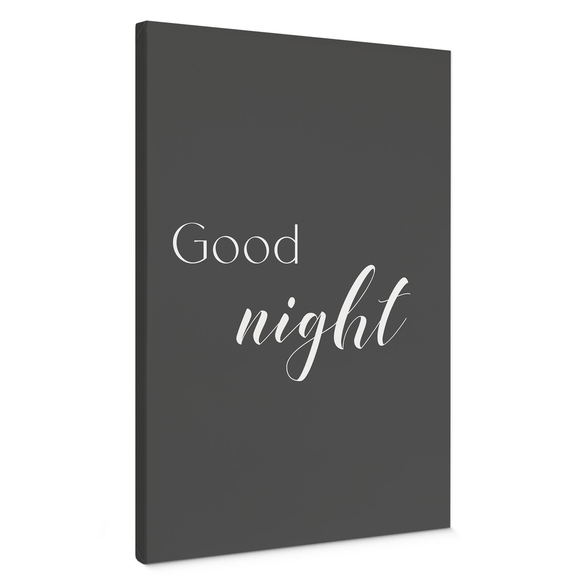 Lærredsprint - Good Night