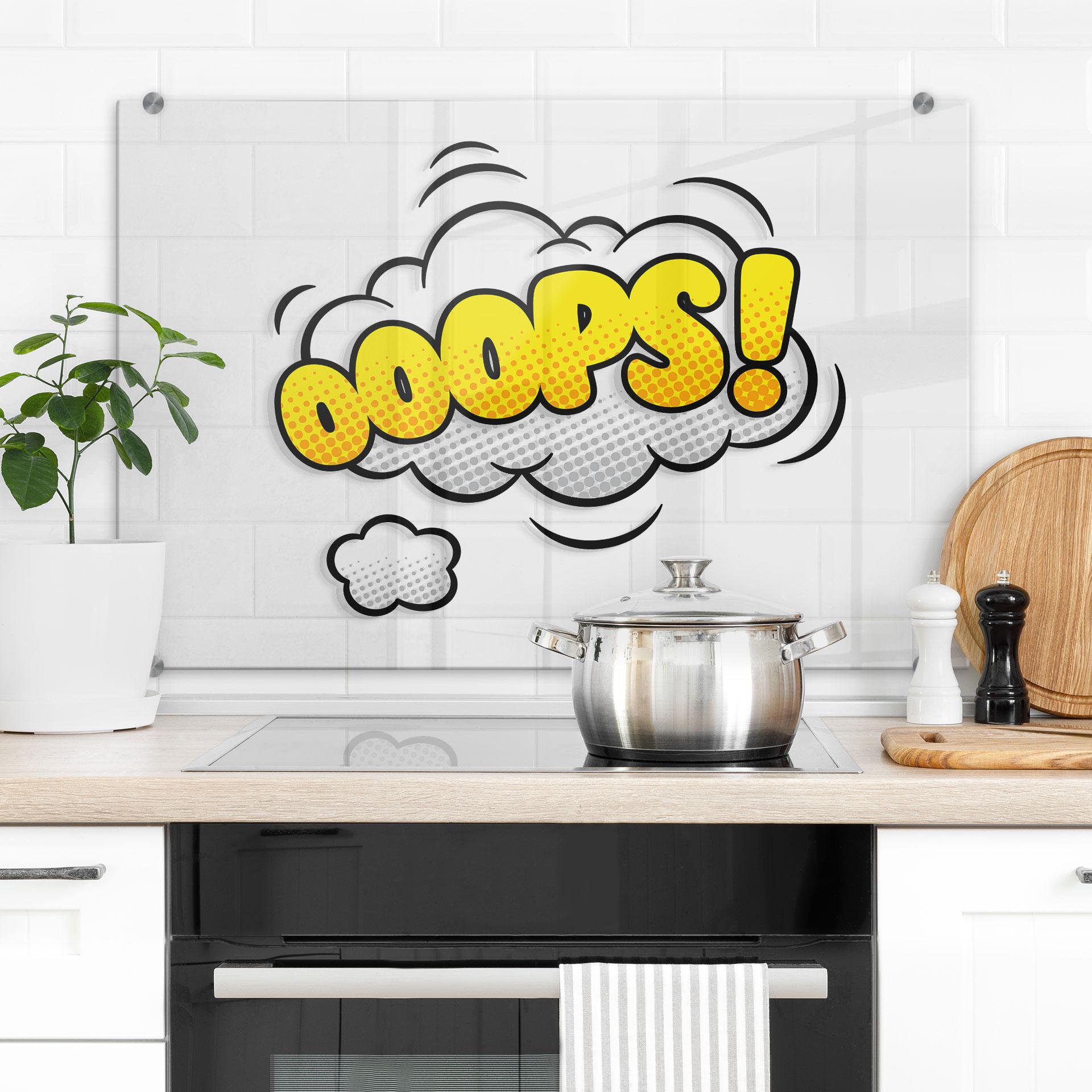Stænkplade - Oops! - Comic
