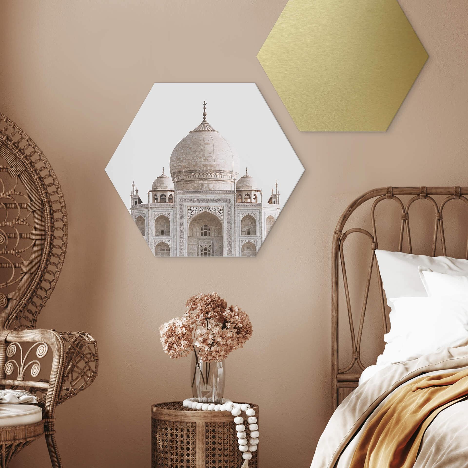 Hexagon - Alu-Dibond Annie - Taj Mahal