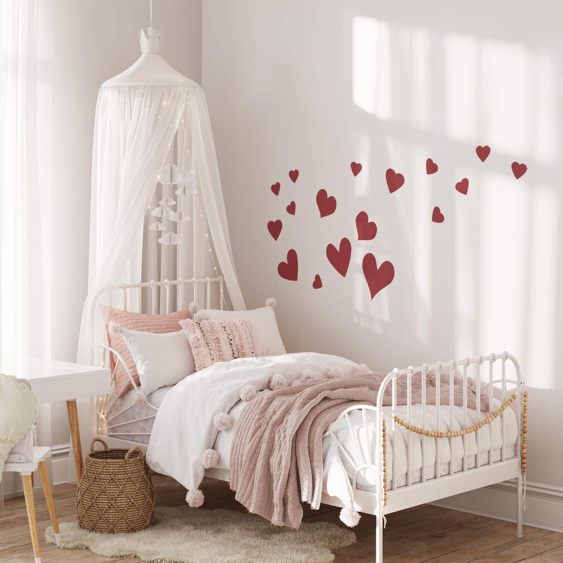 Wallsticker - Hjerter