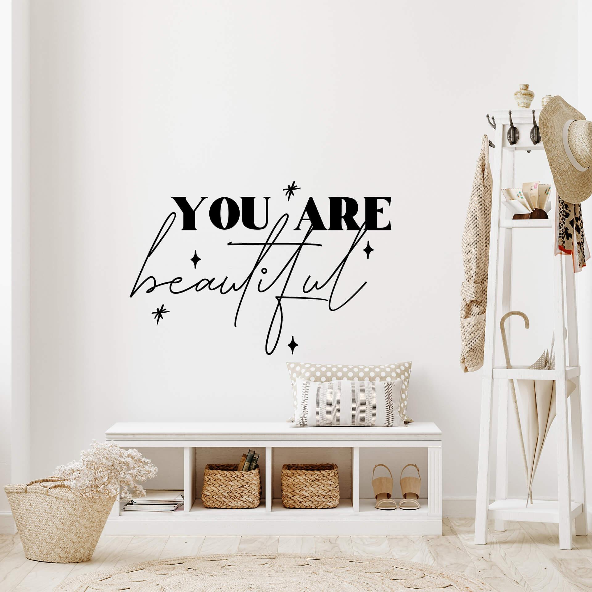 Wallsticker You are beautiful