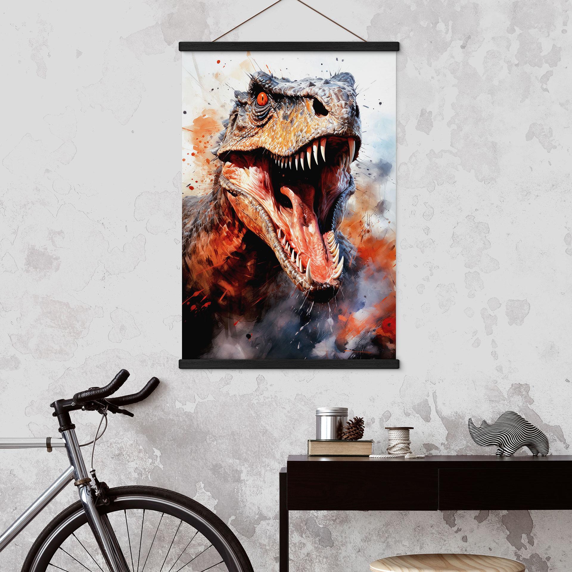 Stofbillede T-Rex: Det vilde ansigt fra forhistorisk tid - Jaszke