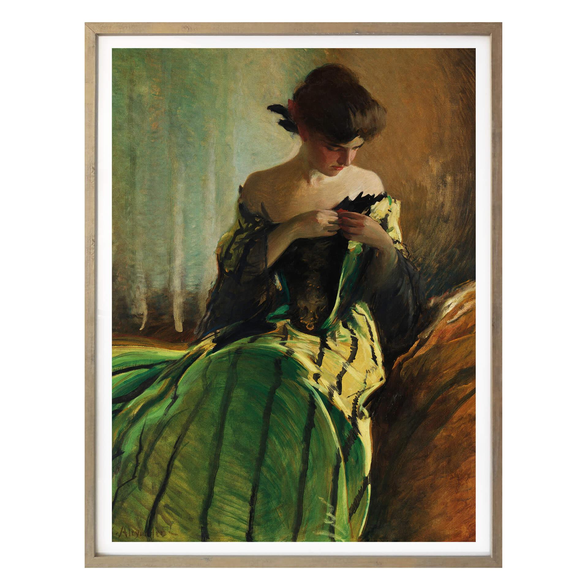 Poster - Alexander - Noir et vert
