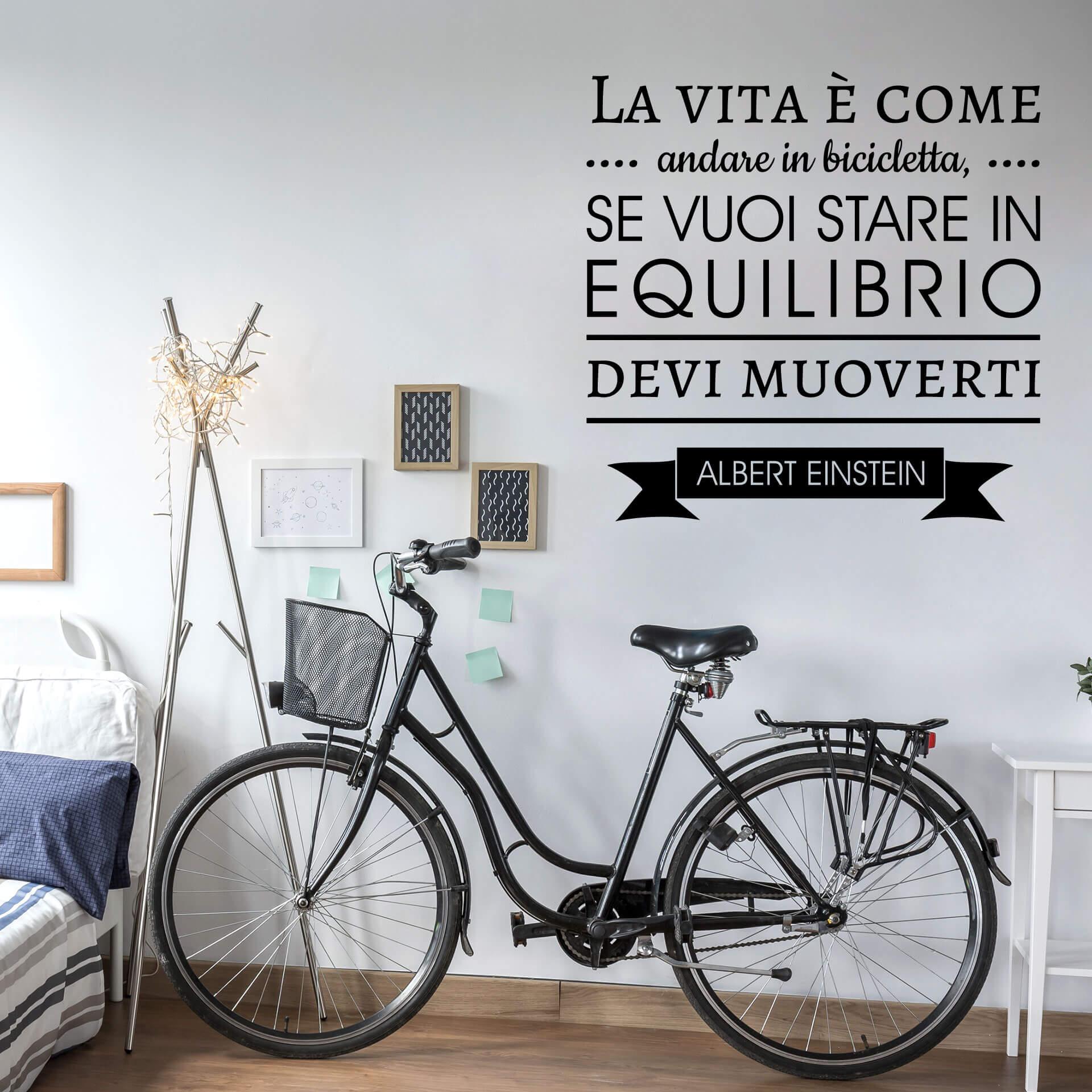 Adesivo murale La vita è come...