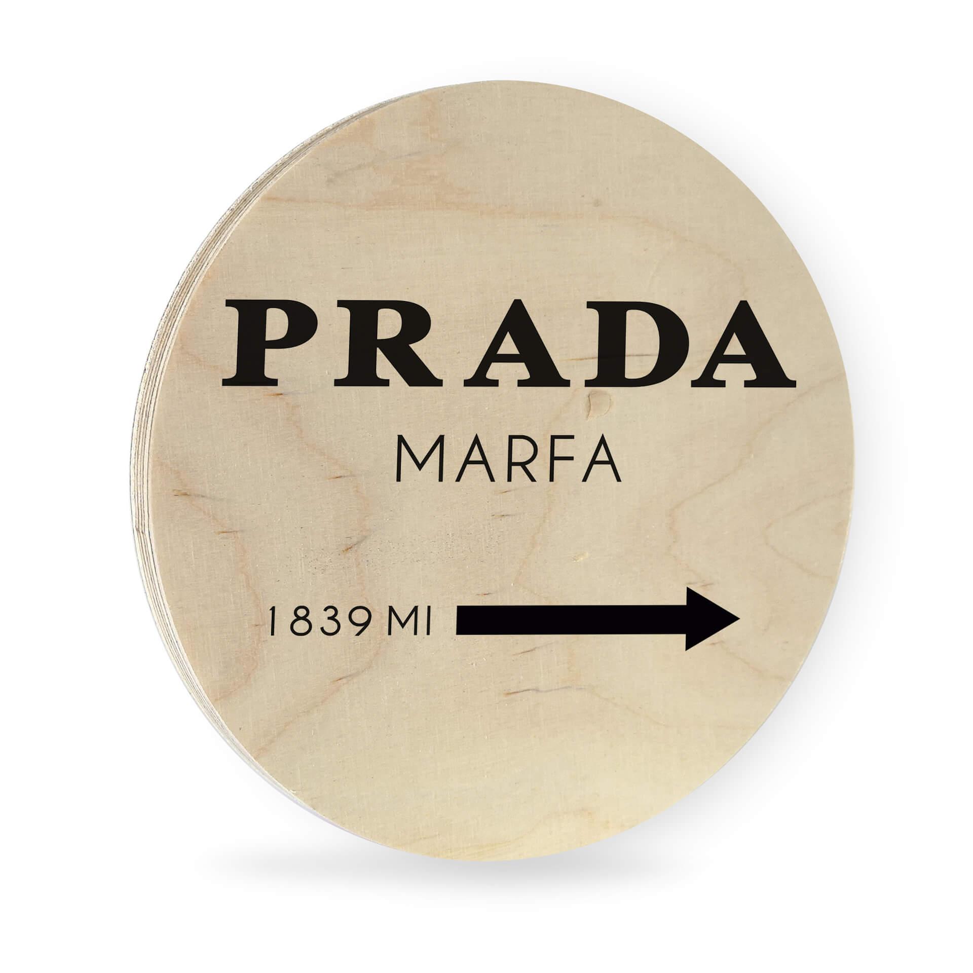 Billede af træ - Prada Marfa - Rund