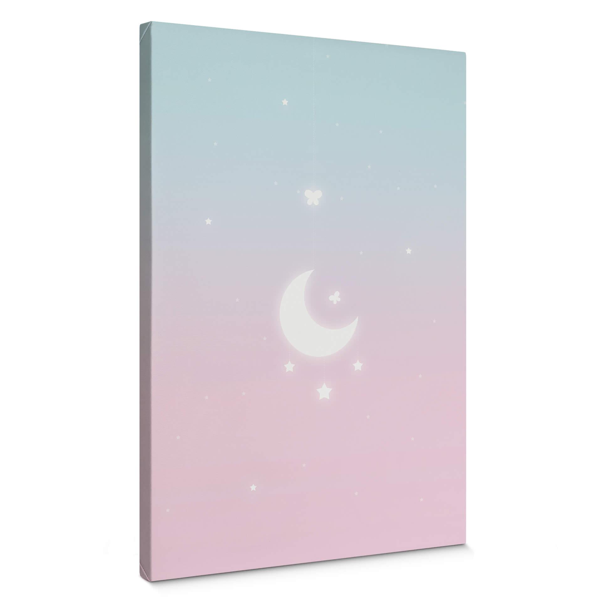Lienzo Thai - Luz de luna mágica en un cielo estrellado