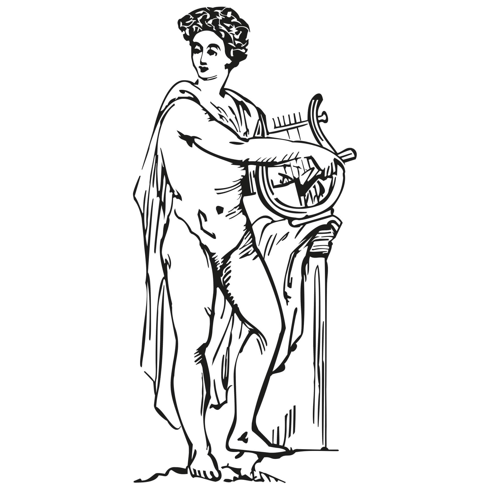 Wandtattoo Apollon