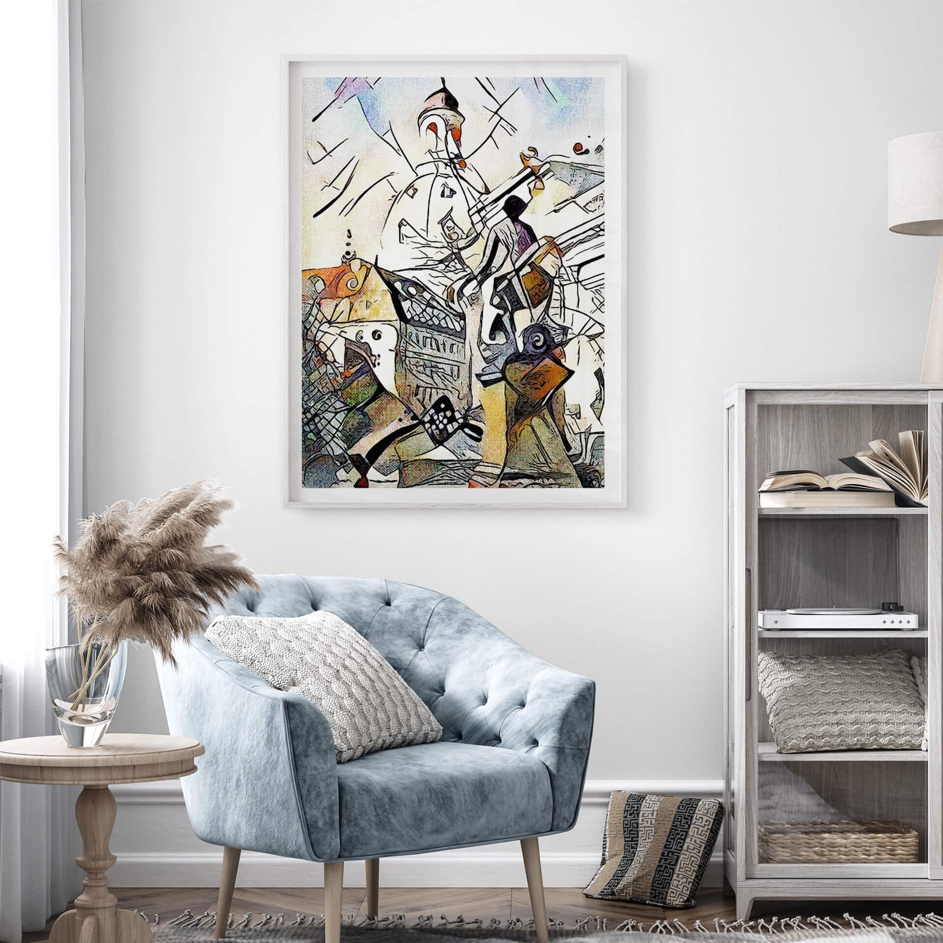 Plakat Zamart - Kandinsky spotyka Drezno