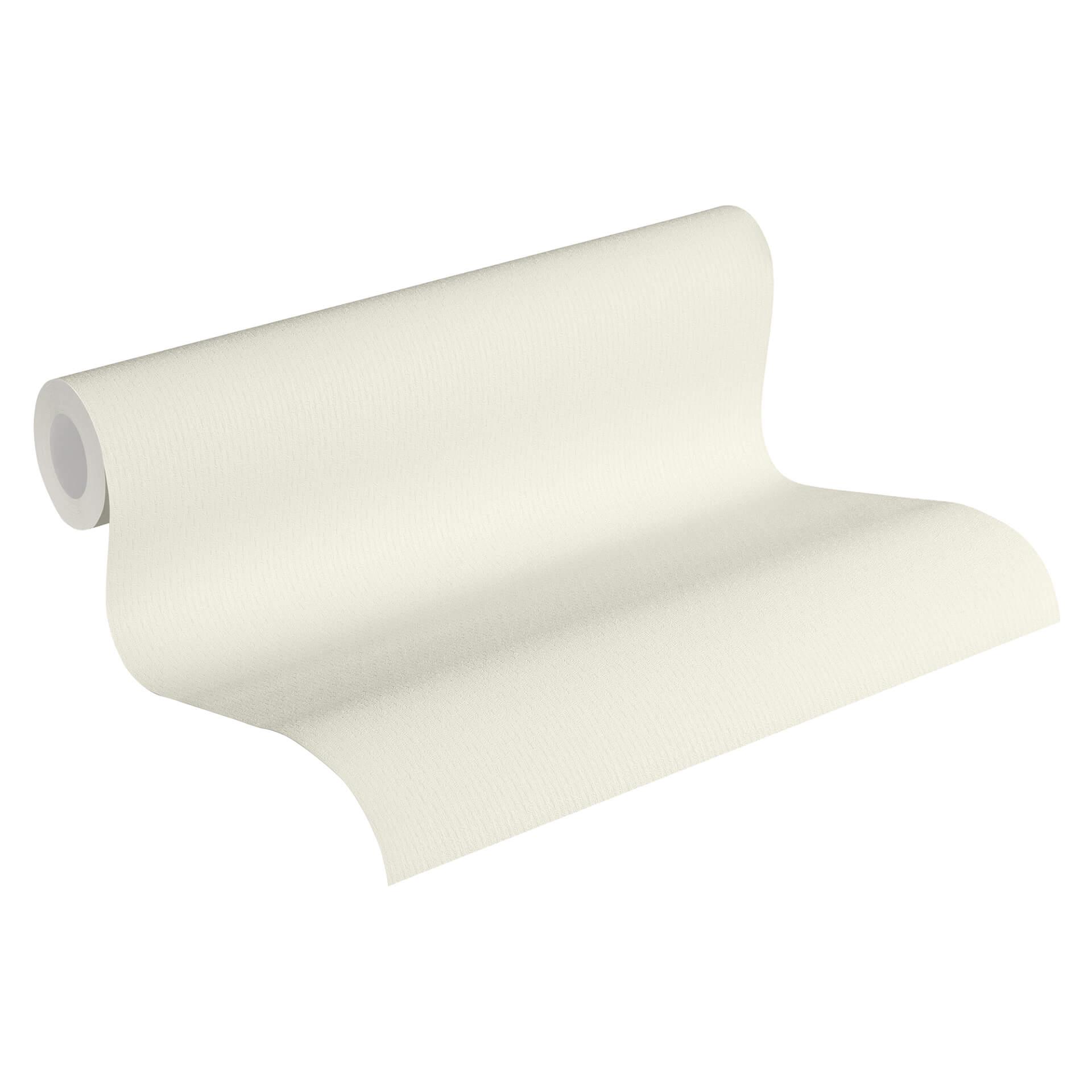 Jette unit tapet i creme ensfarvet design tapet mat lys struktureret