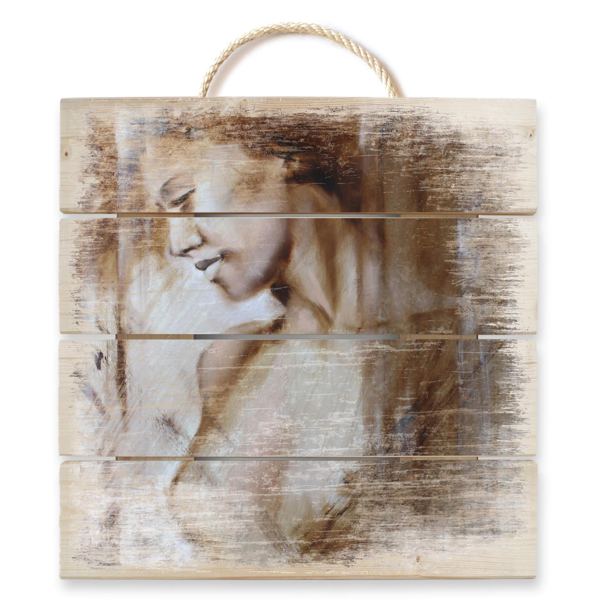 Obraz drewniany Schmucker - Vera - 40x41,5 cm