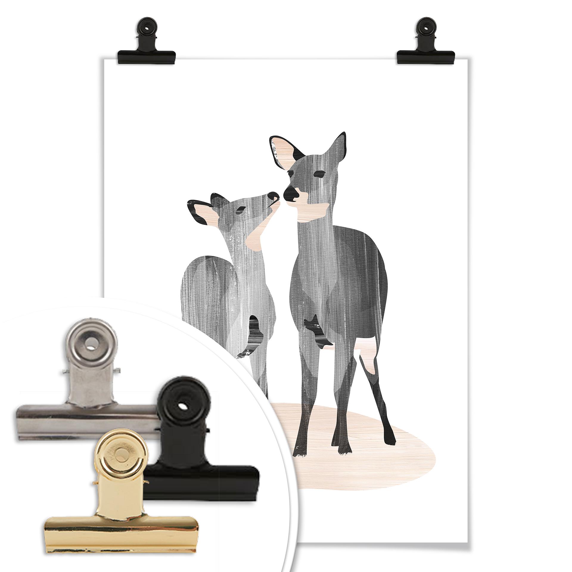 Plakat Goed Blauw - Fawns