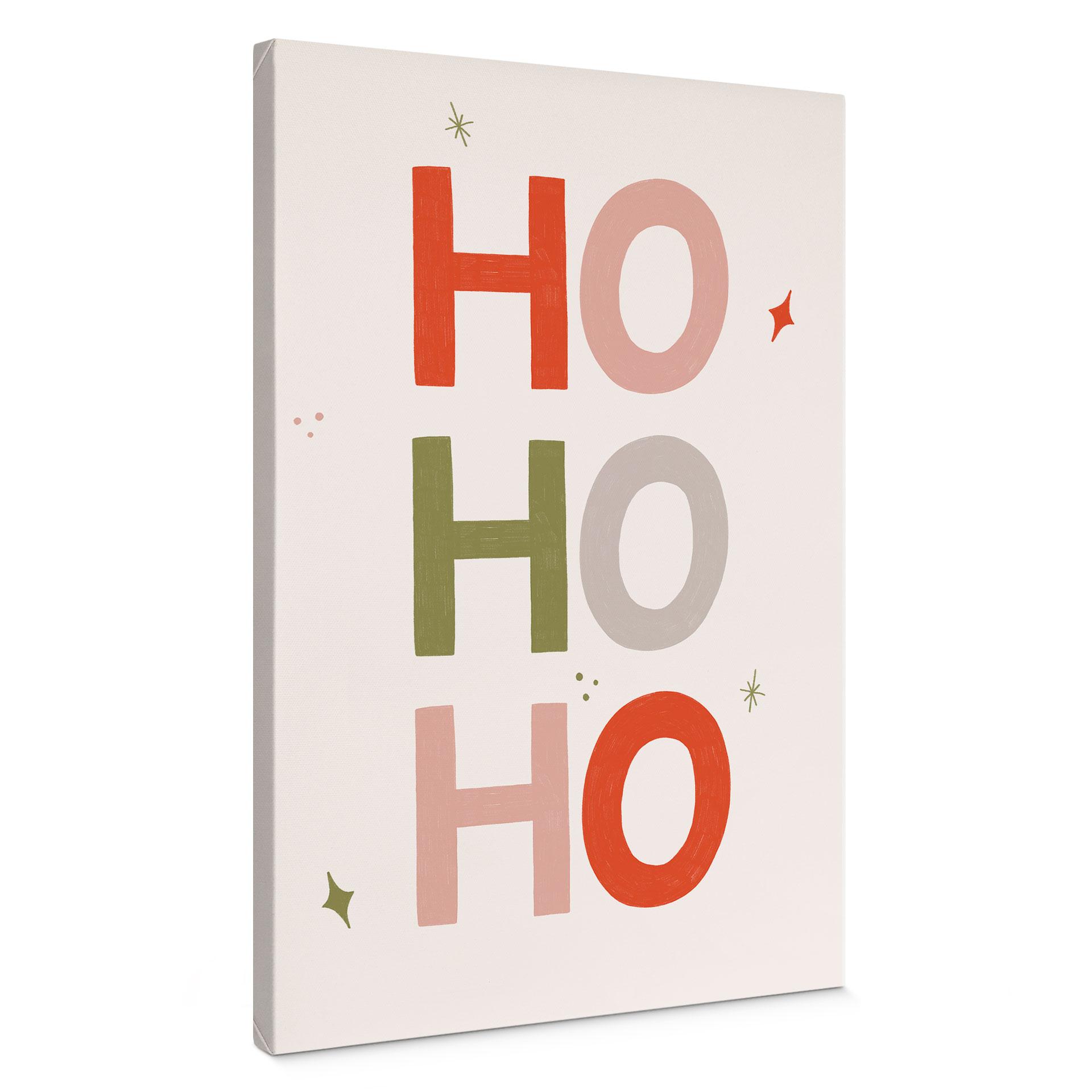 Canvasbillede Jul Ho Ho Ho - Lisboa
